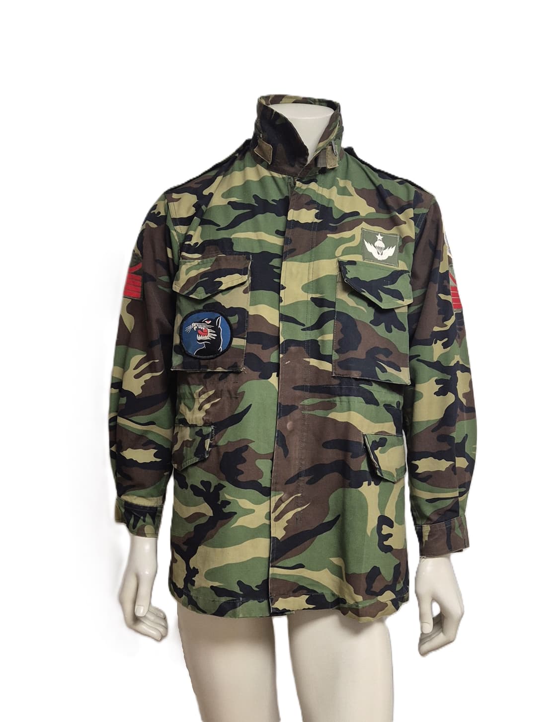 육군 구형 13공수특전여단 하사 초기형 야전상의 전투복 상의 자켓 (M) 상품이미지1