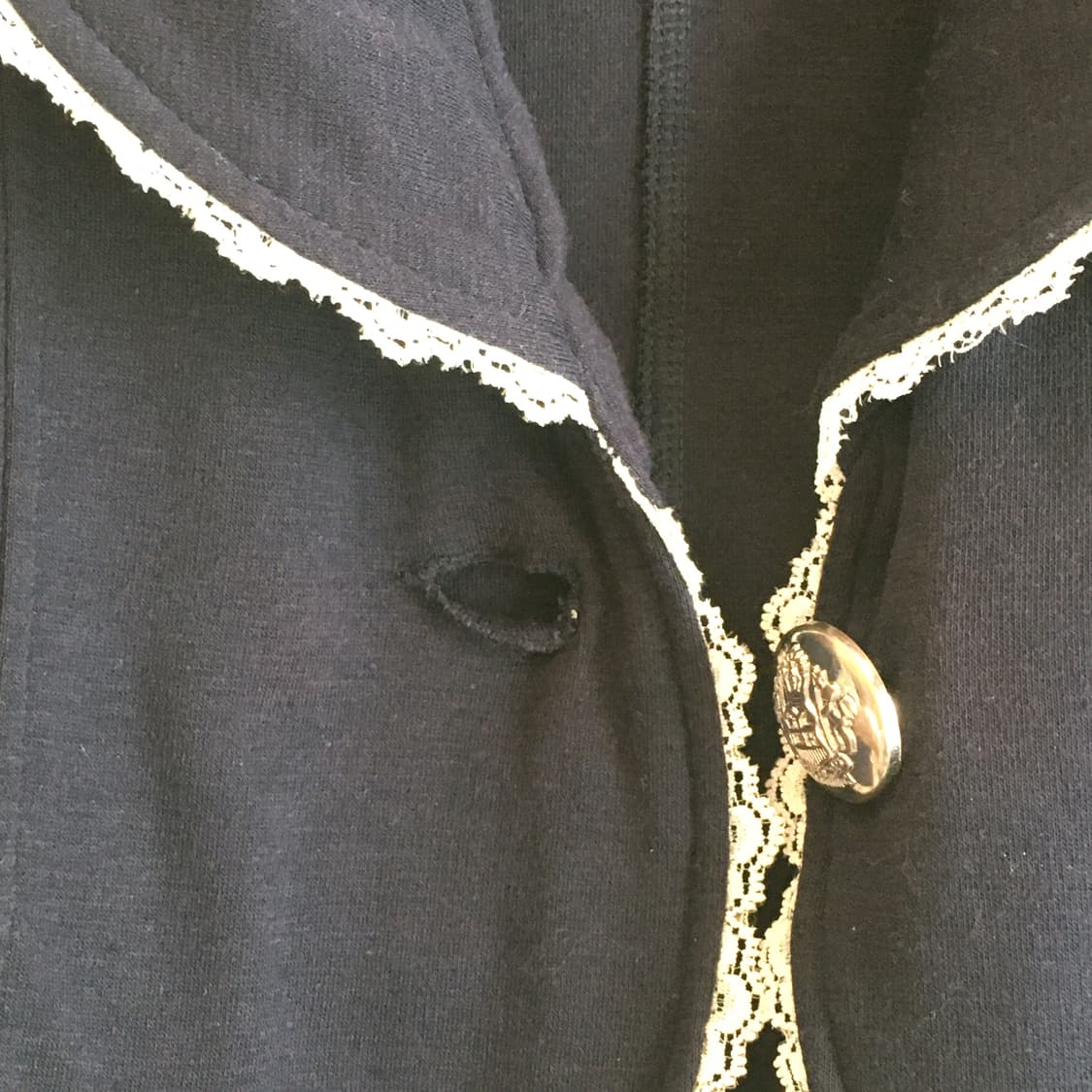 네이비 레이스 반팔자켓 상품이미지10