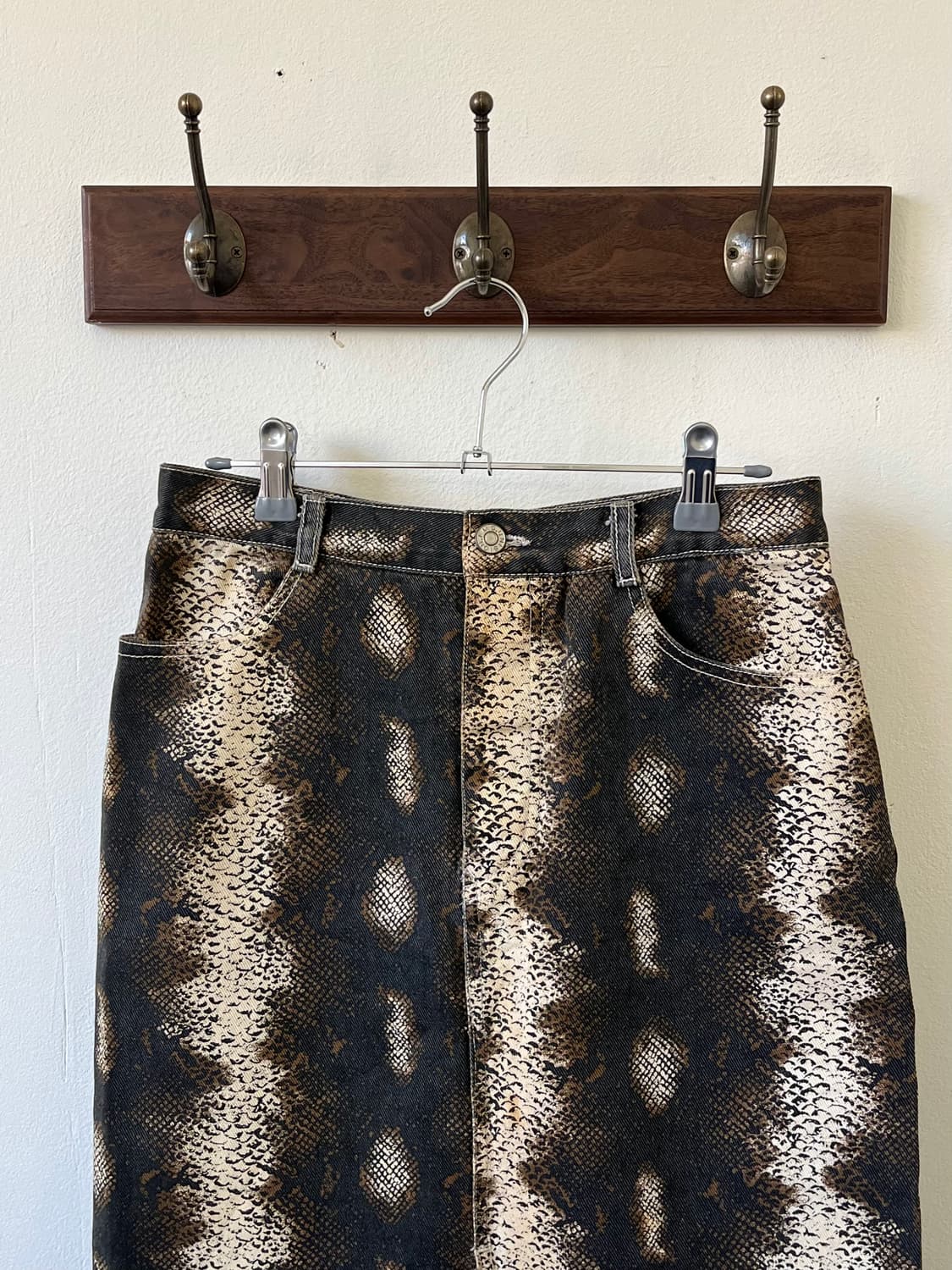 U--CASUAL 크로커다일 스커트 상품이미지2