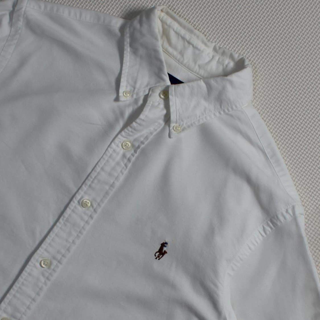 Polo 폴로 랄프로렌 화이트 아이코닉 옥스포드 셔츠 (큐알신형) 상품이미지3