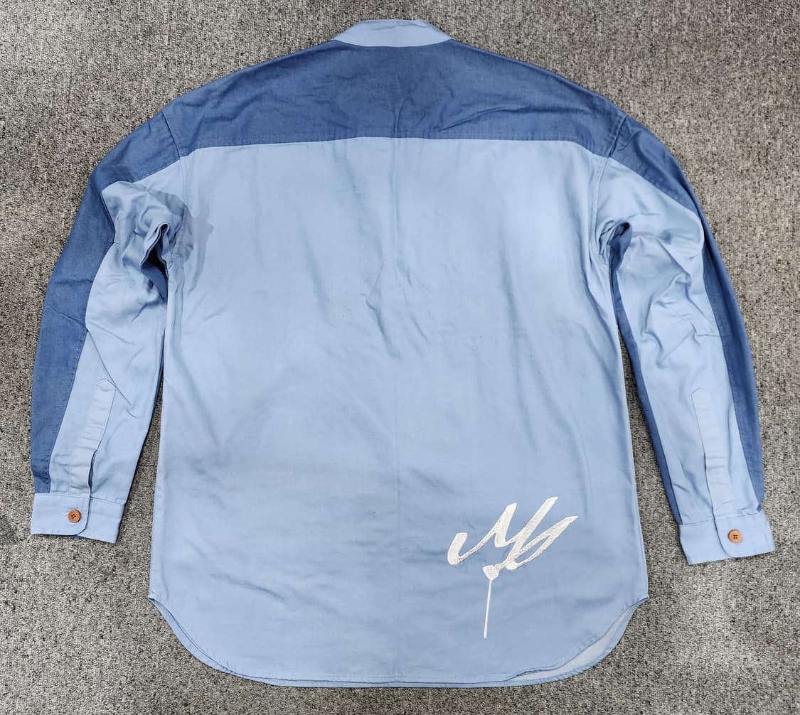 그라피스트만지 Man G 자수 하프단추 셔츠 F 상품이미지2