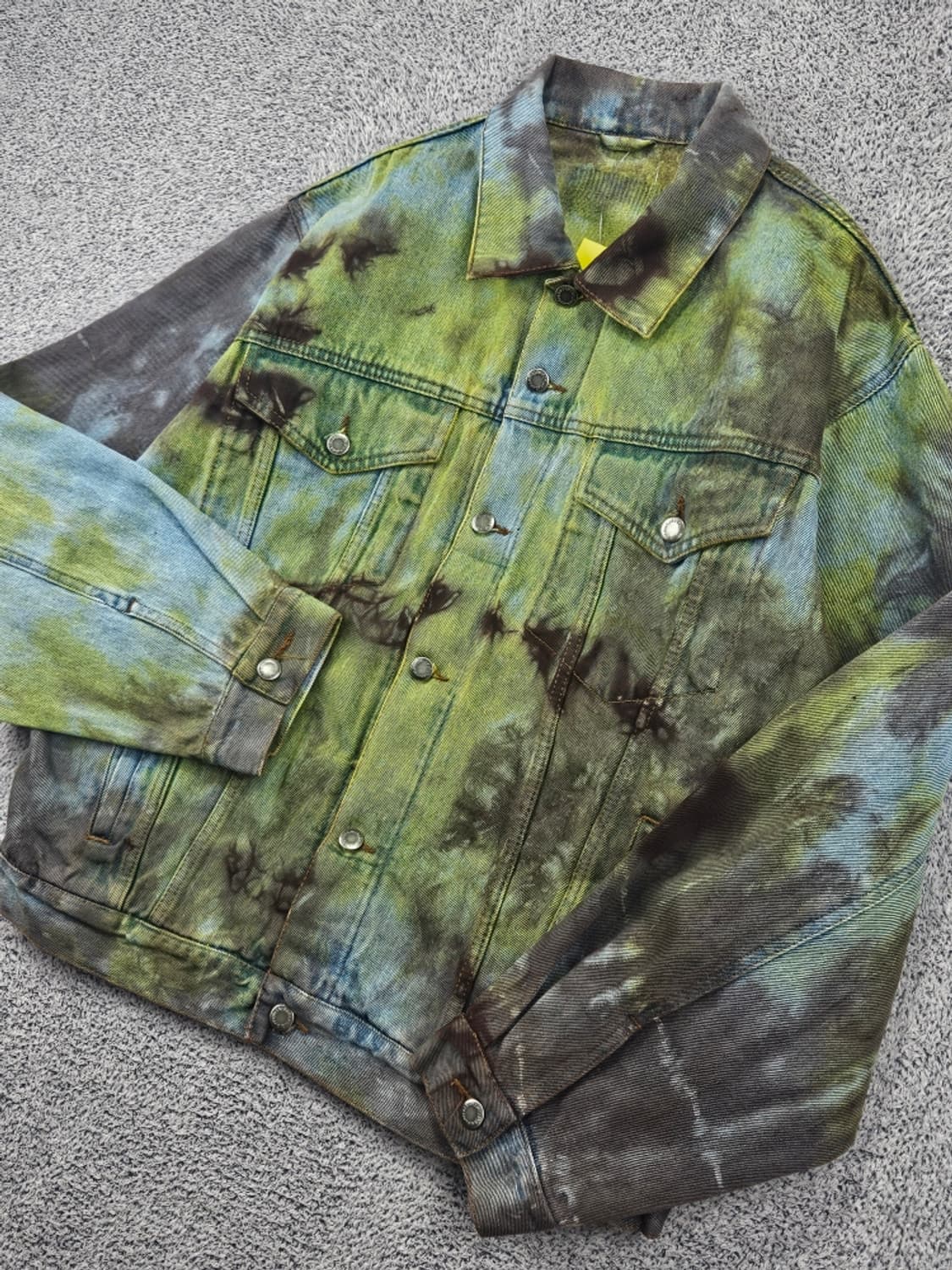 랭글러 데님 트러커 자켓 다잉 커스텀 ( XL추정 ) / 11879 상품이미지6