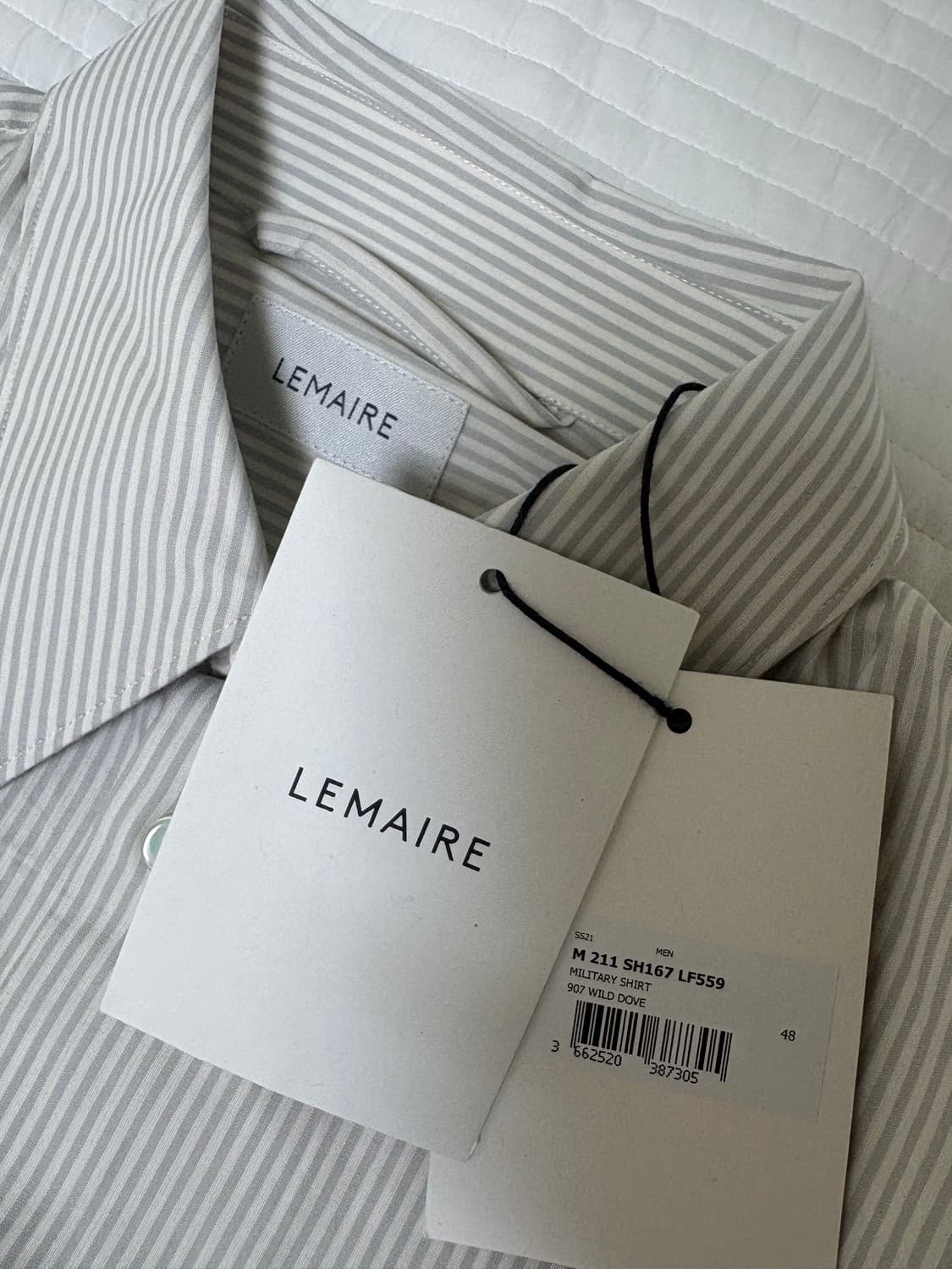 르메르 밀리터리 스트라이프 셔츠 / 48 상품이미지4