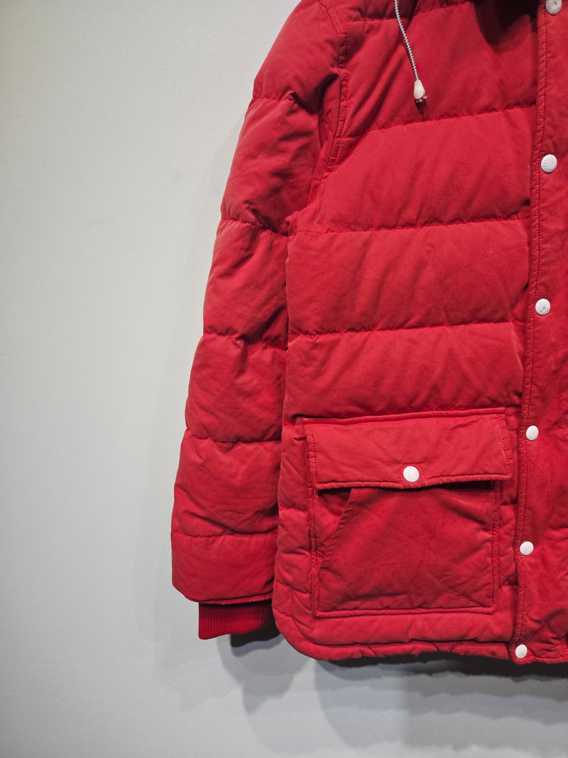 LACOSTE L!VE 라코스테 라이브 레드 덕다운 패딩 (사이즈 XL) 상품이미지4