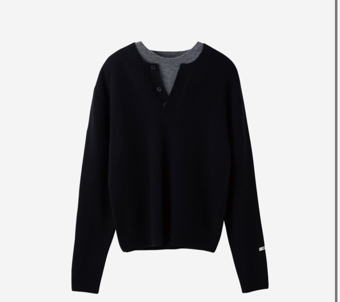 렉토 더블레이어드 니트 판매합니다 상품이미지1