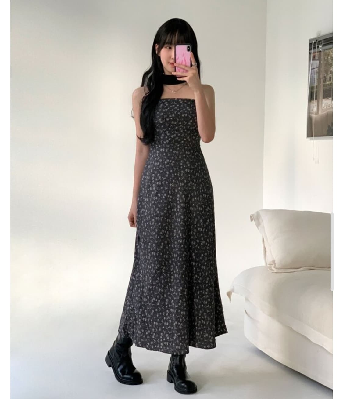 루루서울 Feel Pretty Flower Dress
블랙  상품이미지1