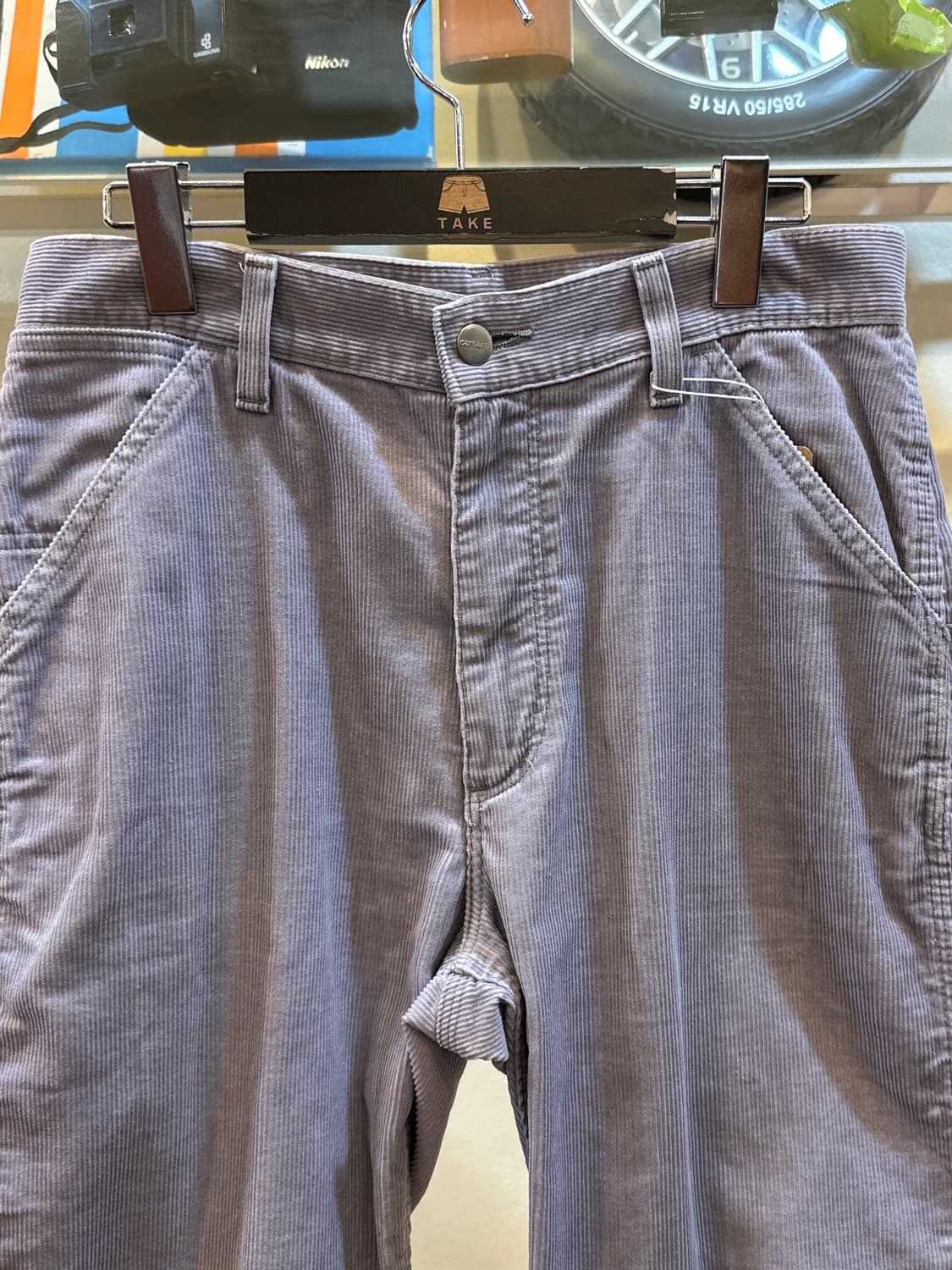 칼하트 코듀로이 더블니 팬츠 퍼플 29in 상품이미지3