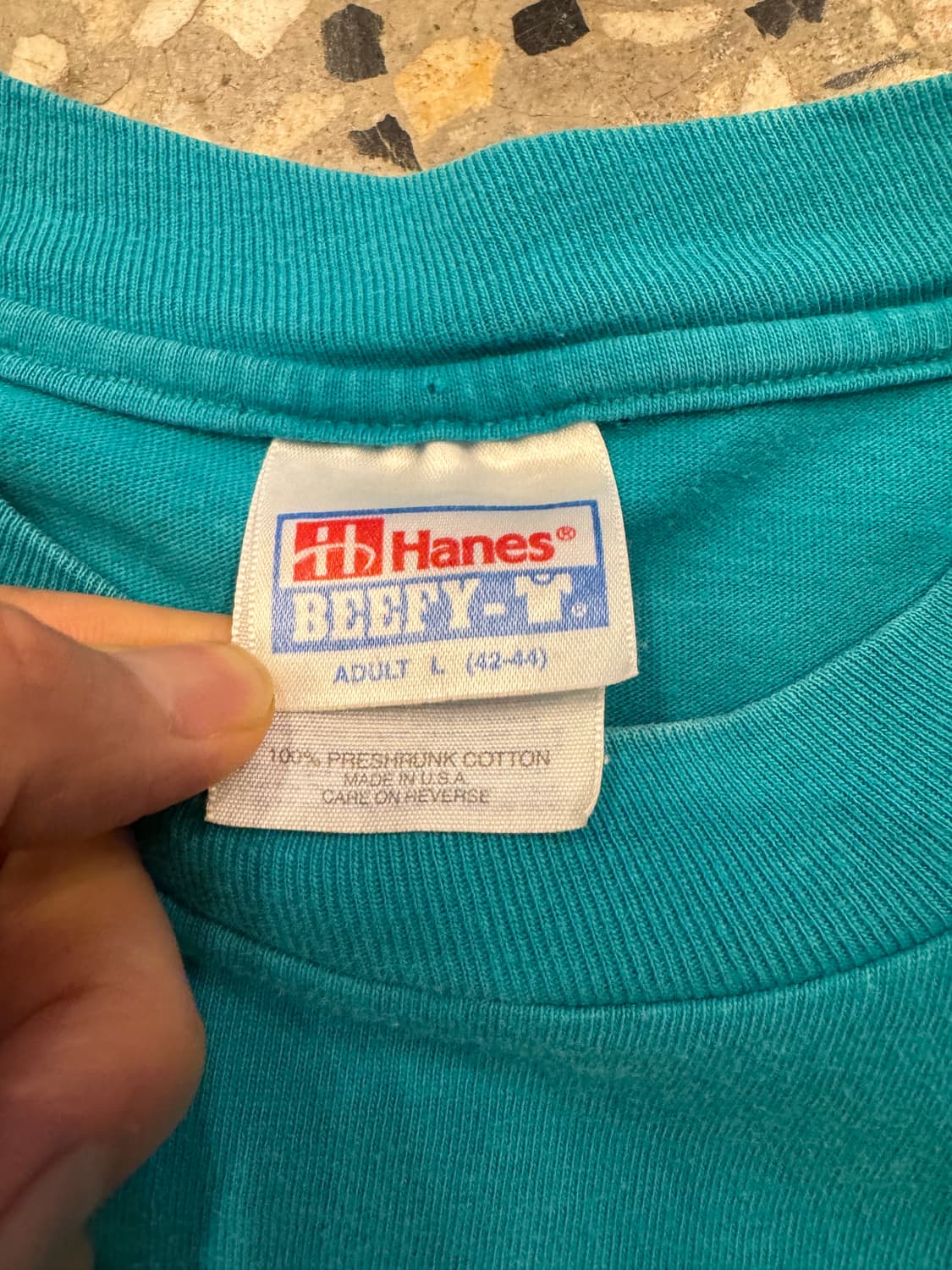 90s 헤인즈 Inter-Island 포켓 티셔츠 (L) 상품이미지5