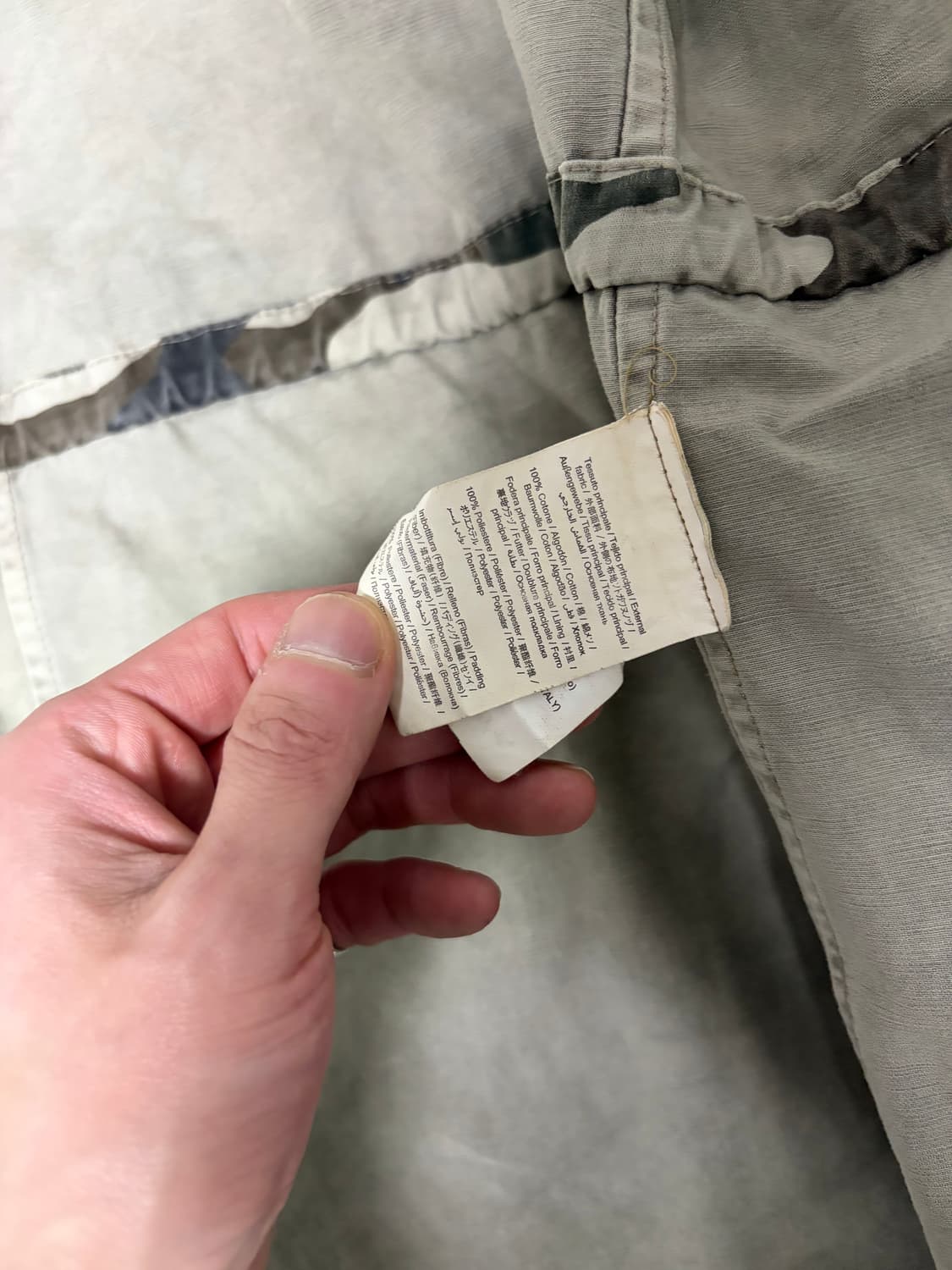 이탈리아 빈티지 Martes Srl 카모플라쥬 후드 야상 자켓 상품이미지4