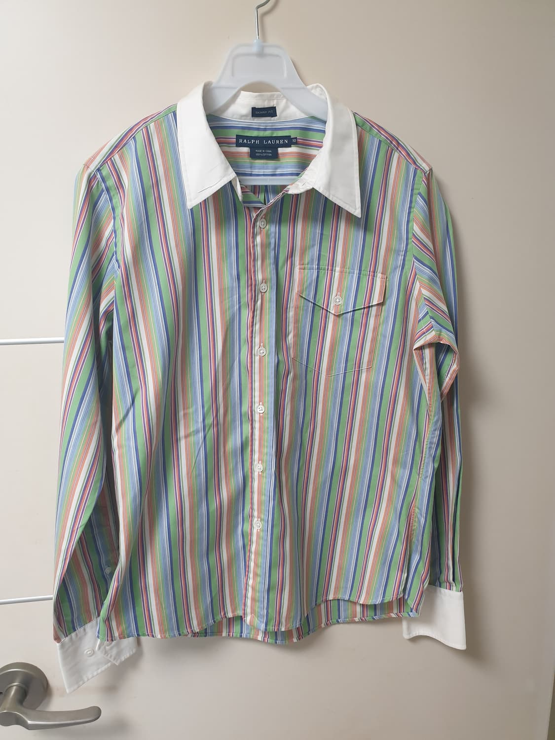 [여성] 폴로 랄프로렌 정품 스트라이프 셔츠 10 (175/100A) 상품이미지1