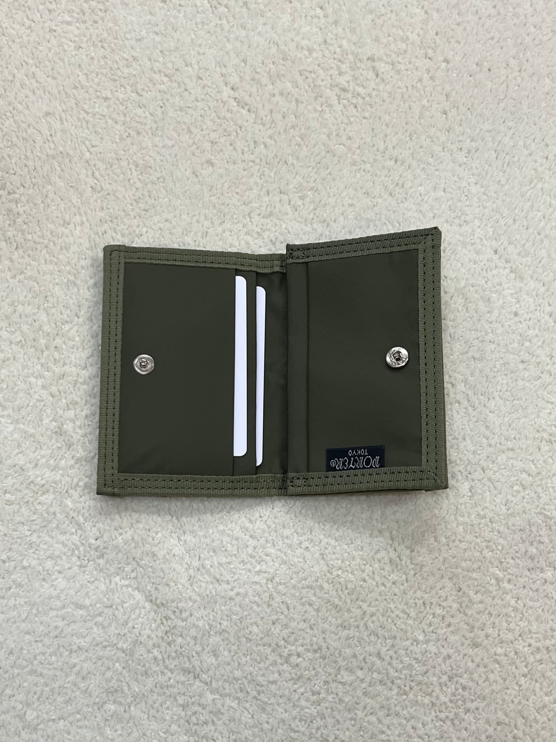 포터 코튼 카드지갑 그린 상품이미지7