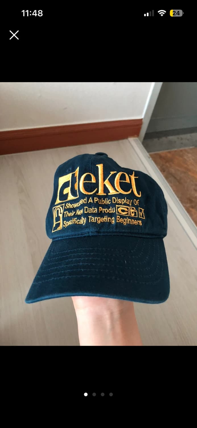 테켓 네이비 볼캡 상품이미지2