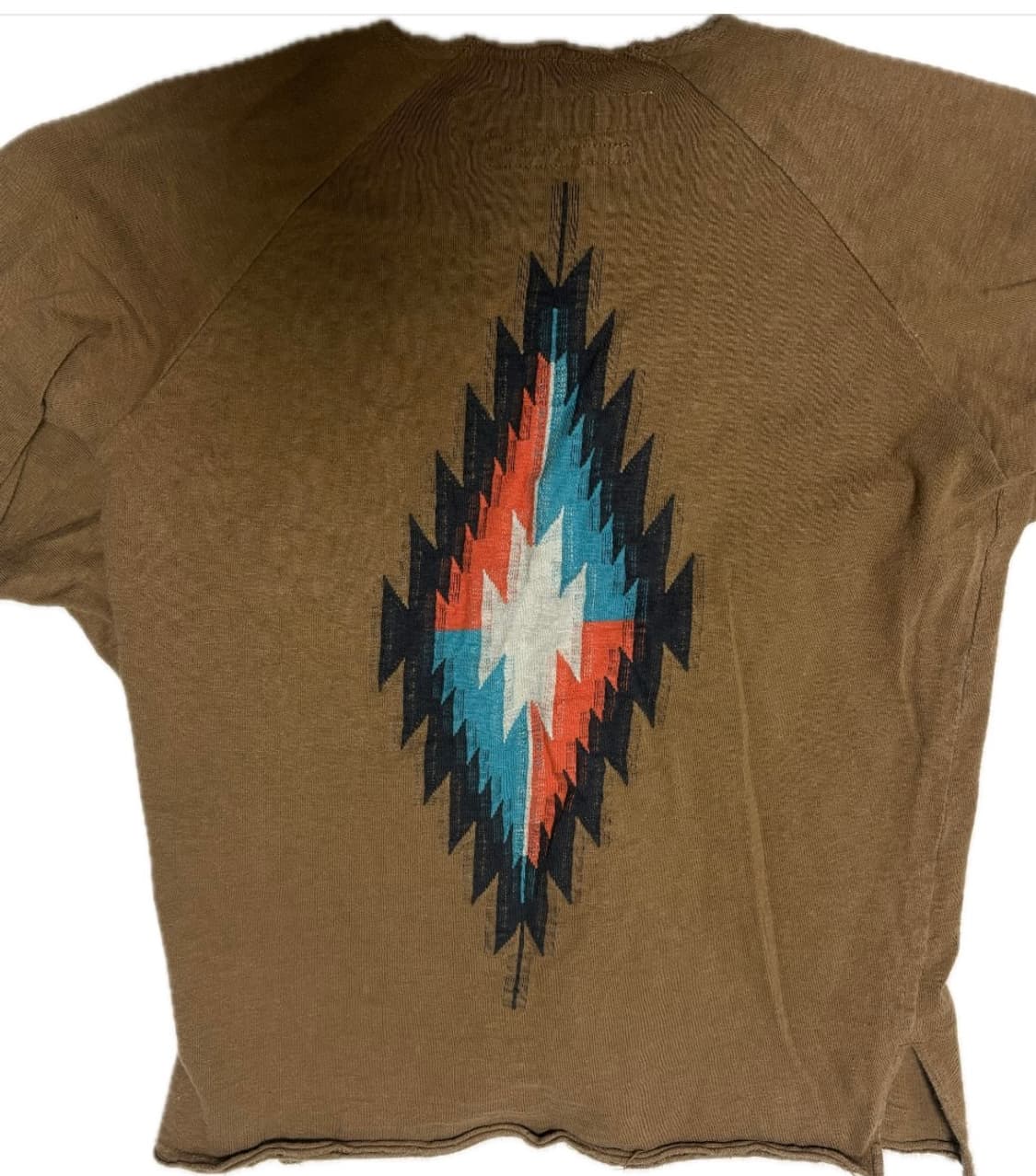 캐피탈 웨스턴 네이티브 패턴 워싱 슬리브 상의 상품이미지2