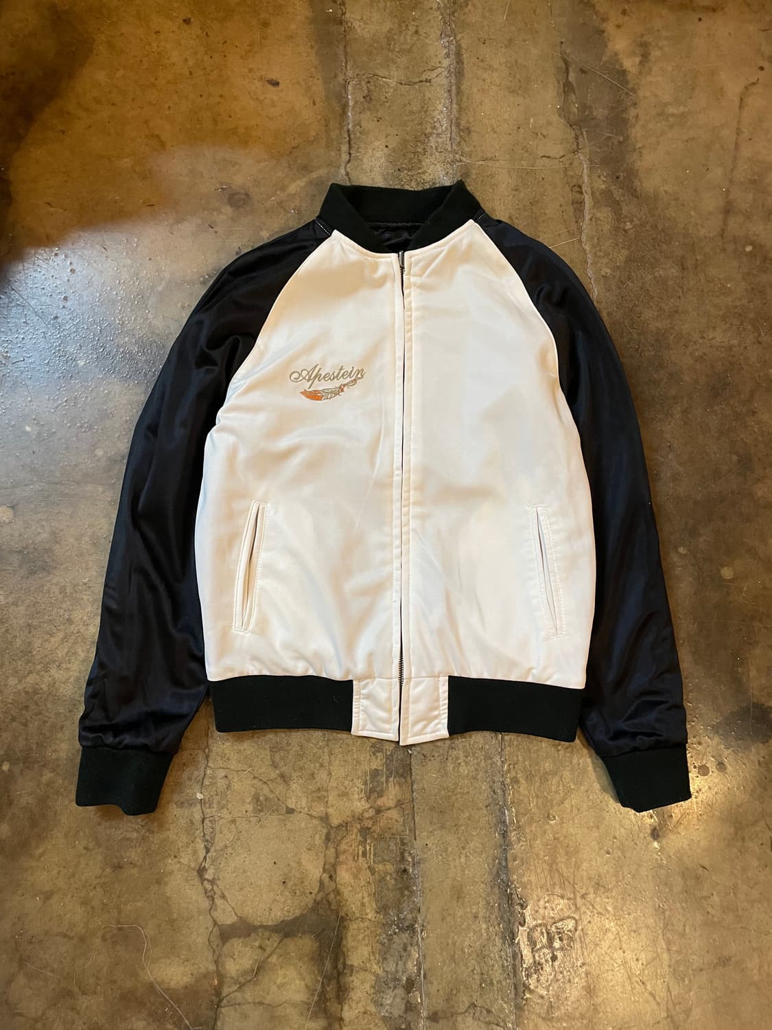 VTG 인디언 스컬 자수 리버시블 스카잔 자켓 상품이미지5