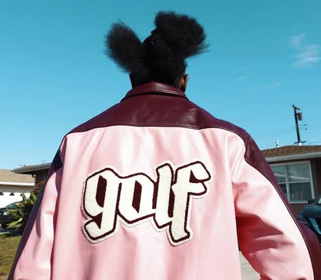 Golfwang leather jacket 골프왕 레더 자켓 바시티 상품이미지3