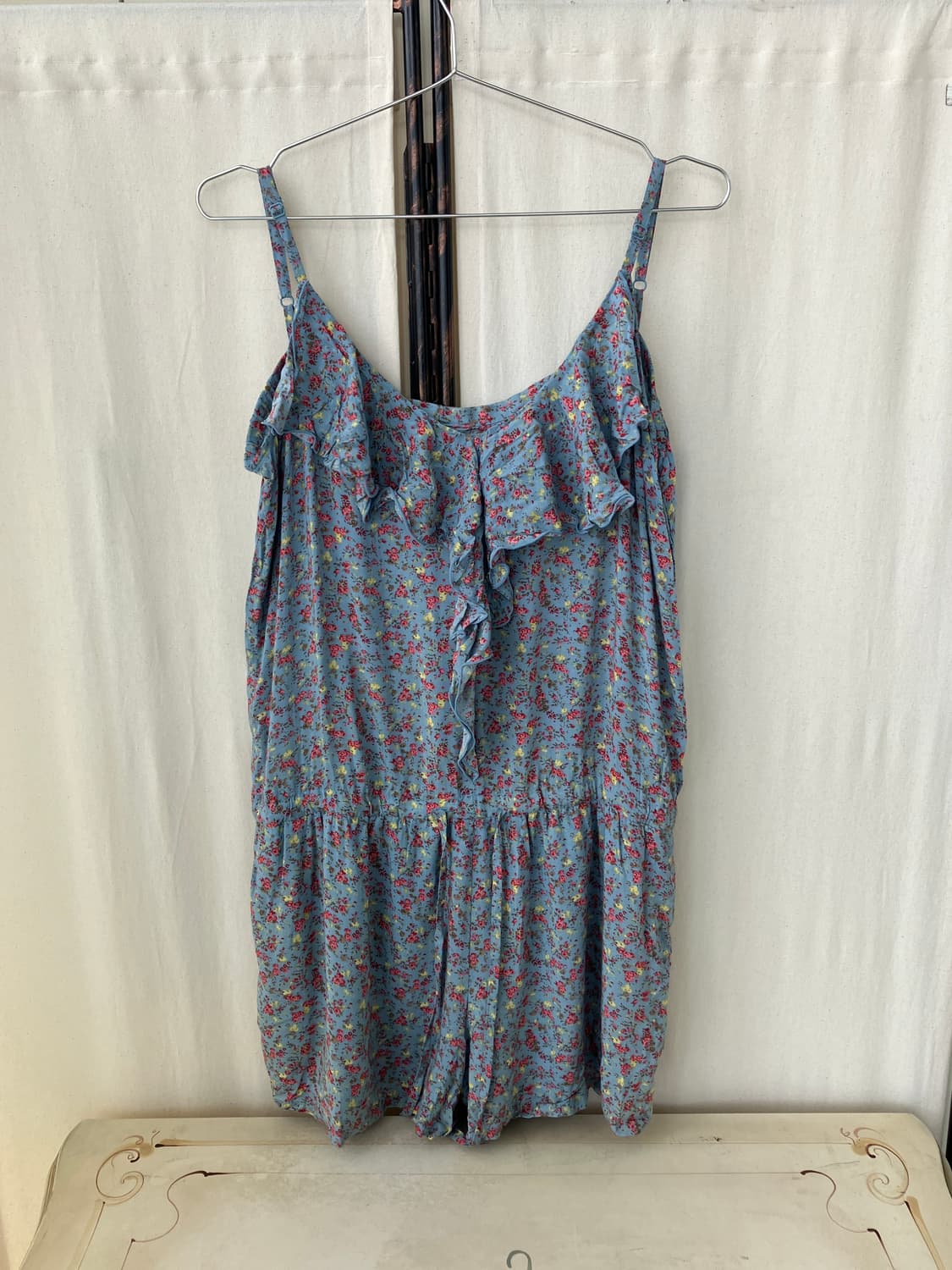 flower pattern sleeveless pants dress 상품이미지1