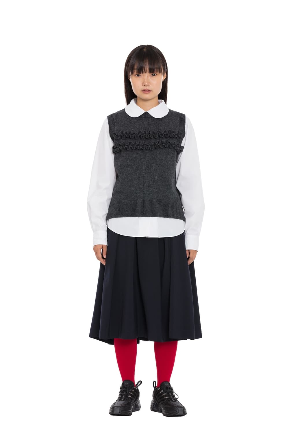 복복 FRILL-FRILL VEST (GREY)  상품이미지1