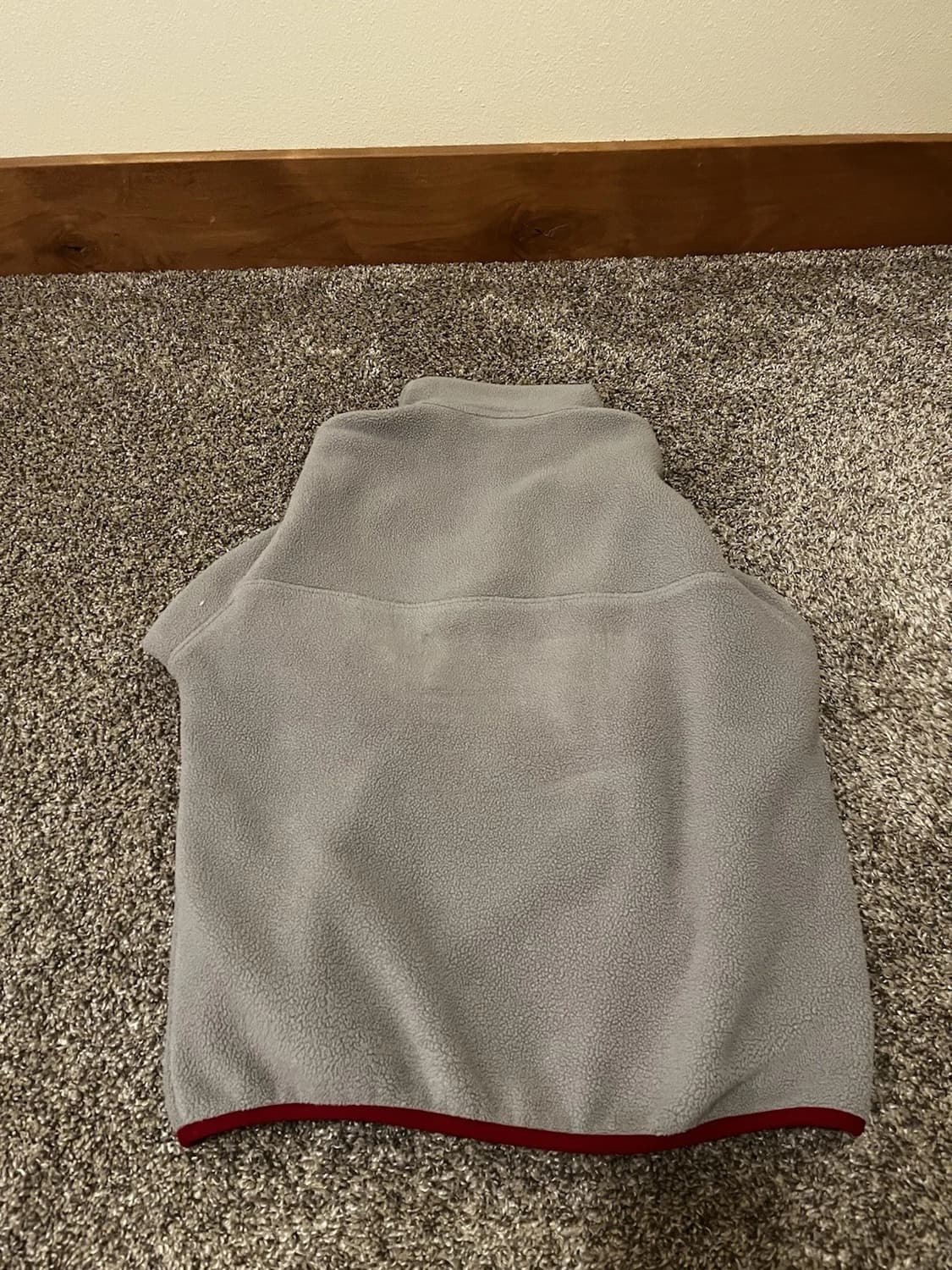 10s 파타고니아 신칠라 스냅-T 그레이/레드 콜롬비아 상품이미지2