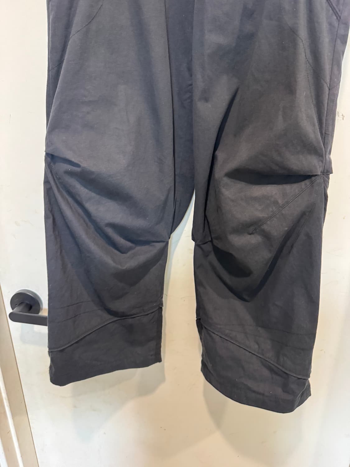 산산기어 리넨 블록 팬츠 블랙 1사이즈 상품이미지6