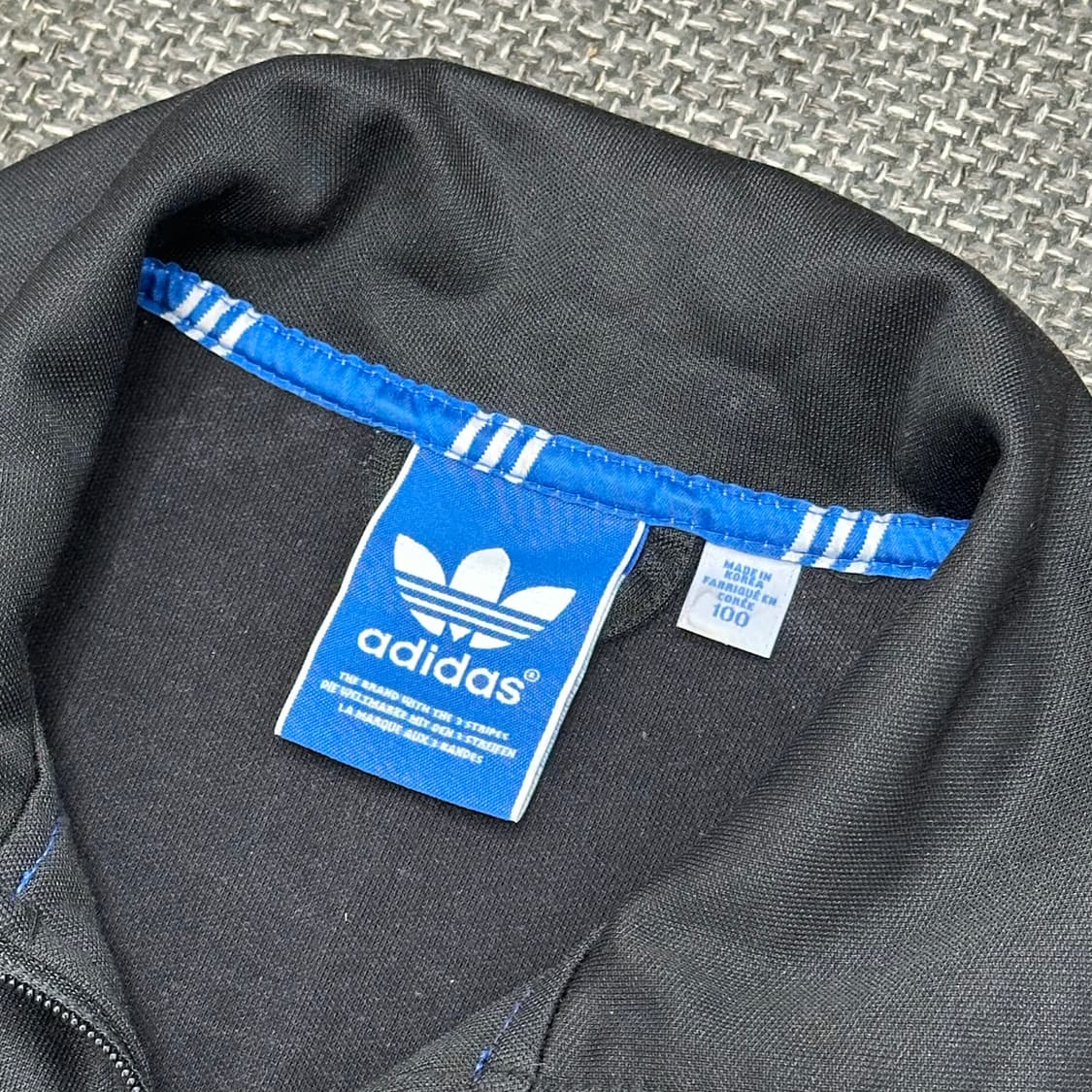 아디다스 빈티지 유로파 블랙 져지 100 상품이미지7