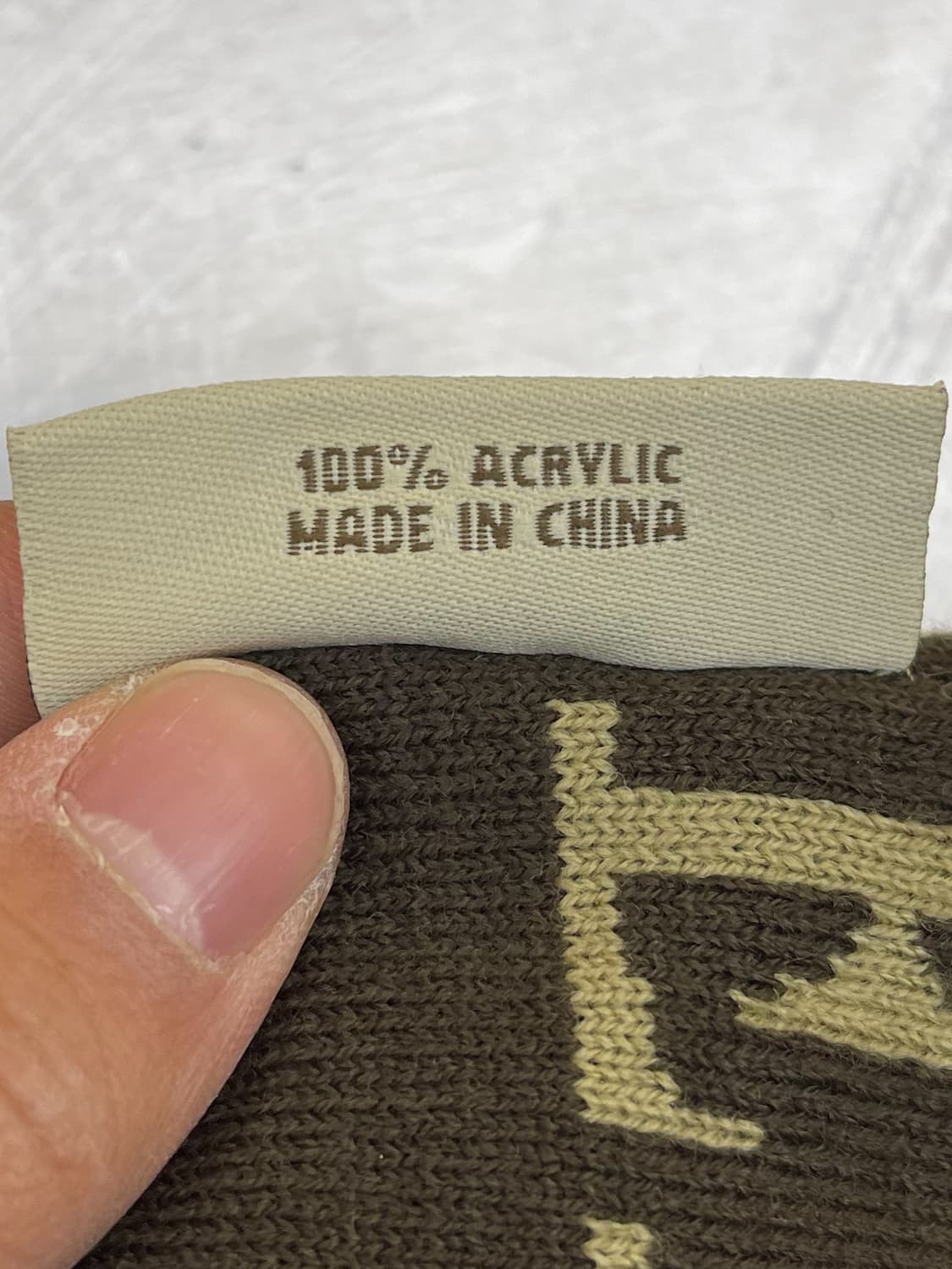 엠포리오 아르마니 스펠 로고 아크릴 비니 상품이미지5