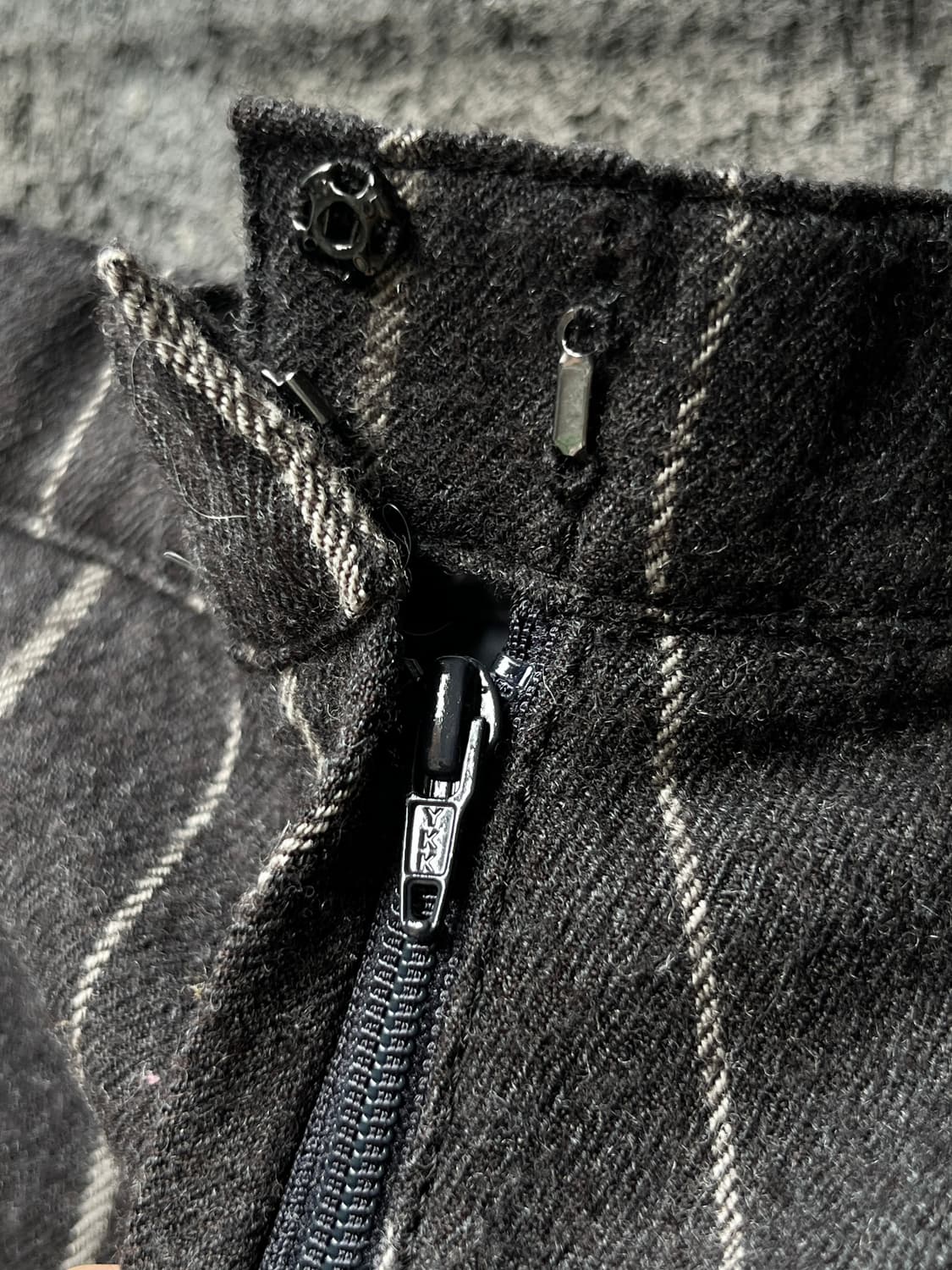 io comme io 절개 스트라이프 스커트 상품이미지9