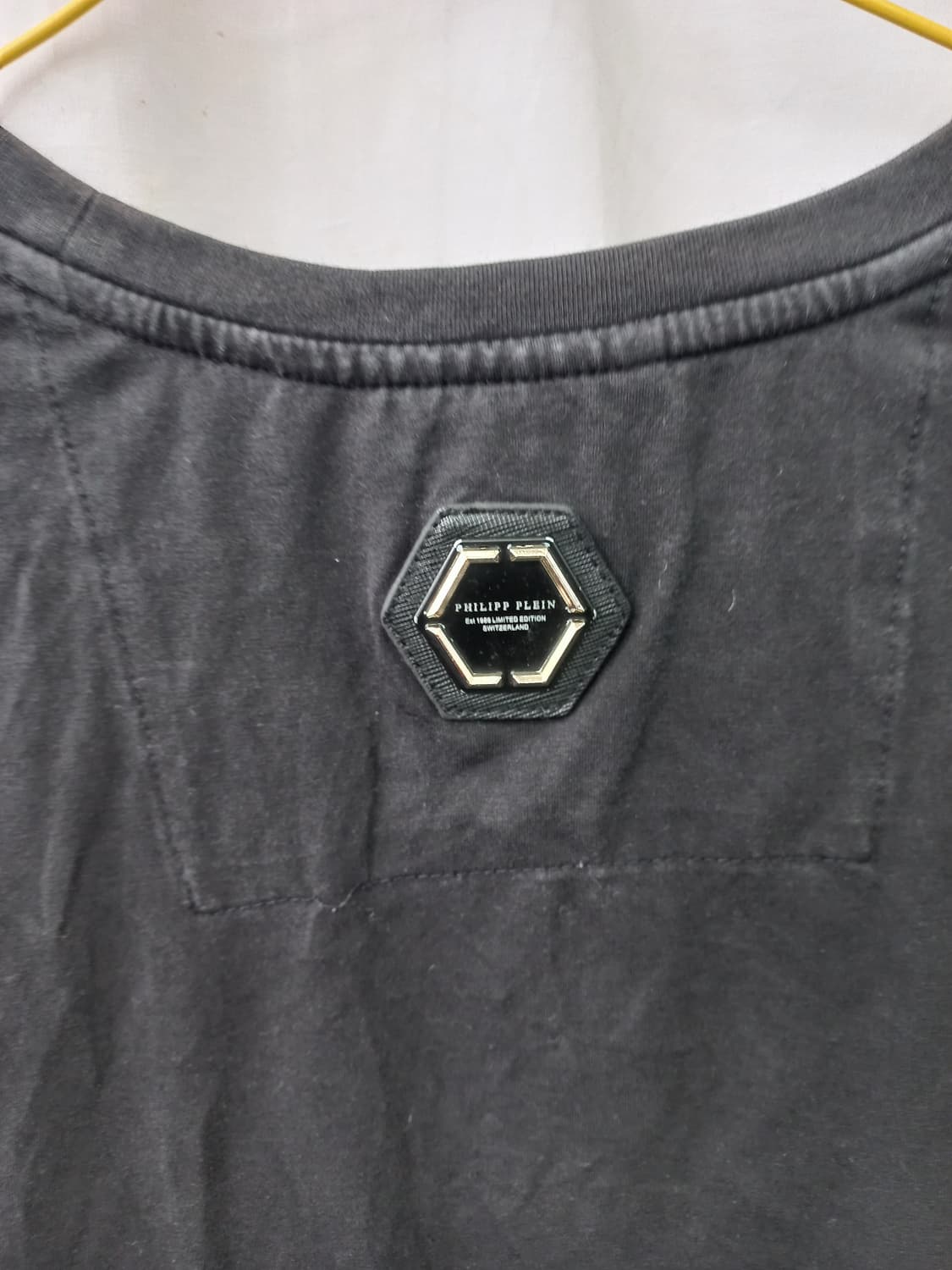 필립플레인 블랙 플래티넘 컷 티셔츠 (남110) 상품이미지4