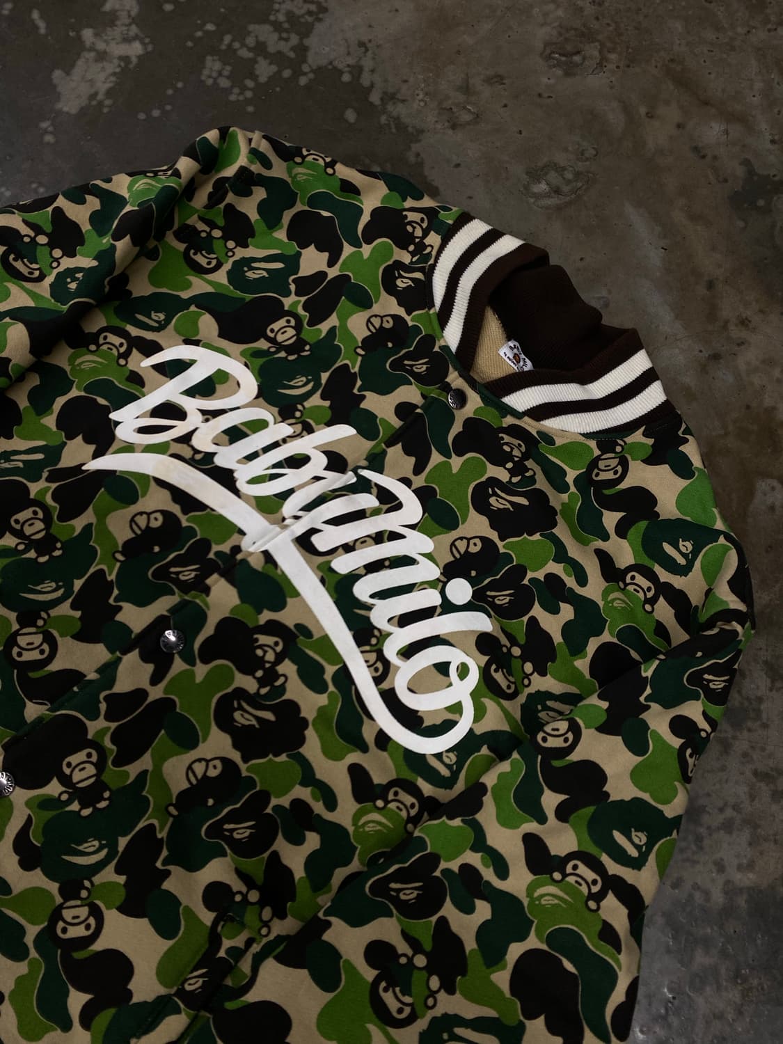 베이프 베이비마일로 바시티 L 상품이미지3