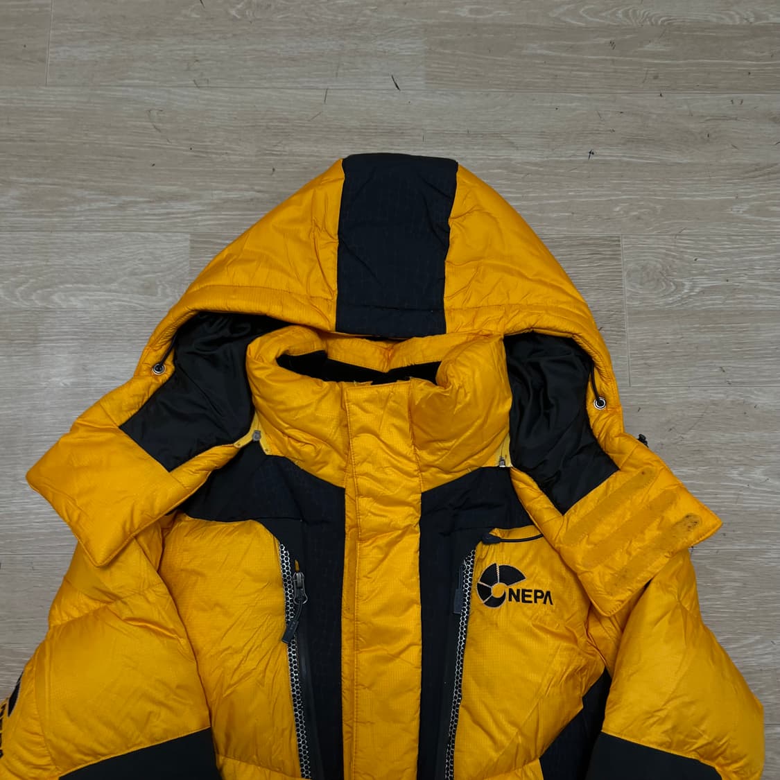 네파 노리미트 덕다운 후드 푸퍼패딩 점퍼 [옐로우] M/95 상품이미지2