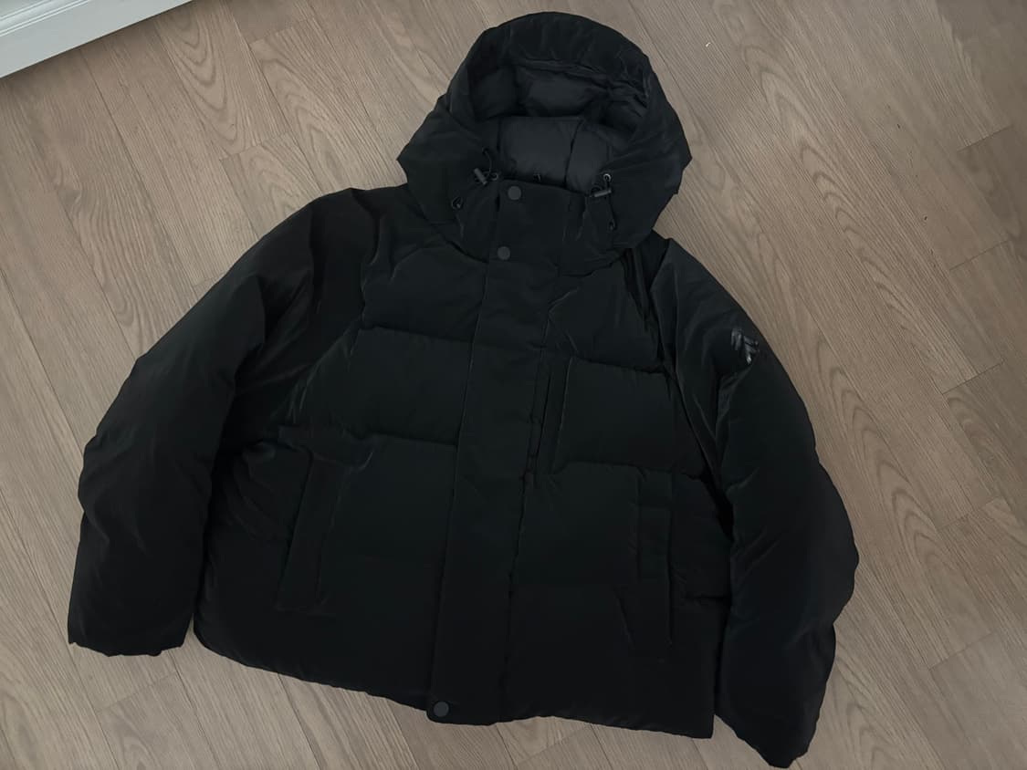 새옷같은 상태 코오롱 김태리 푸퍼 후드패딩 구스다운 프리사이즈 95 상품이미지4