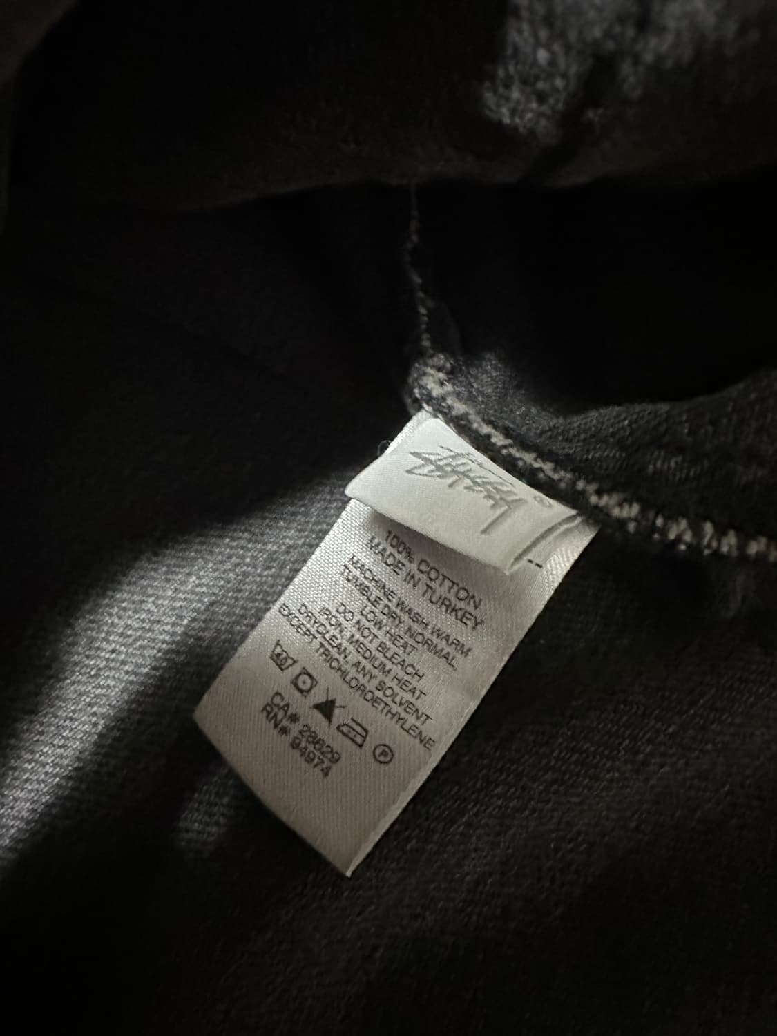 [XXL] 스투시 데님 워크 자켓 블랙 상품이미지8