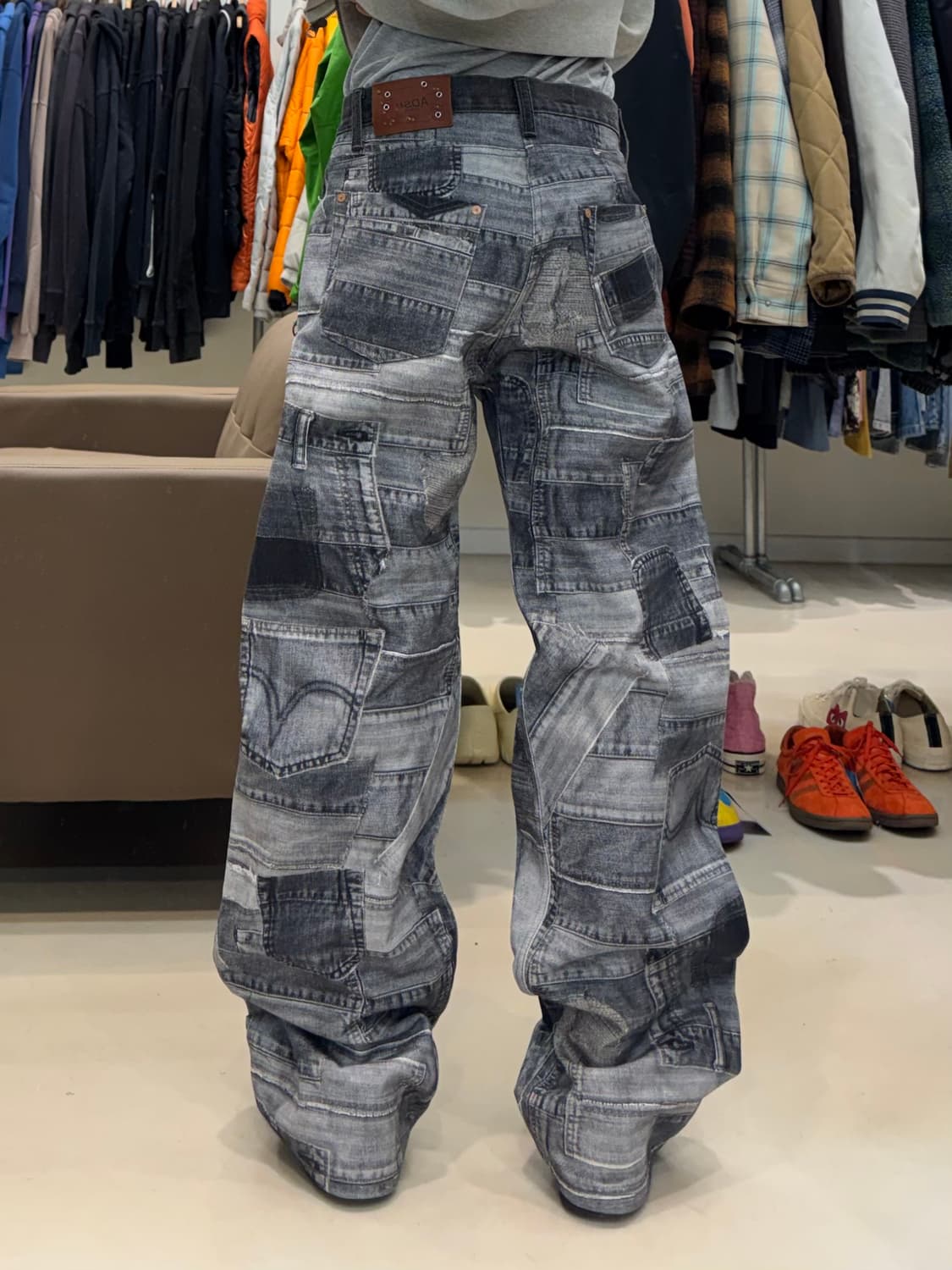 앤더슨벨 BRNO 패치워크 데님 팬츠 상품이미지6