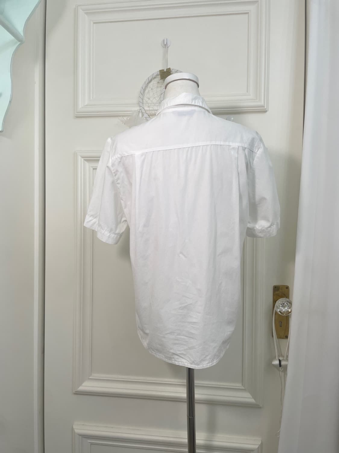 white lace embroidery cotton summer blou 상품이미지3