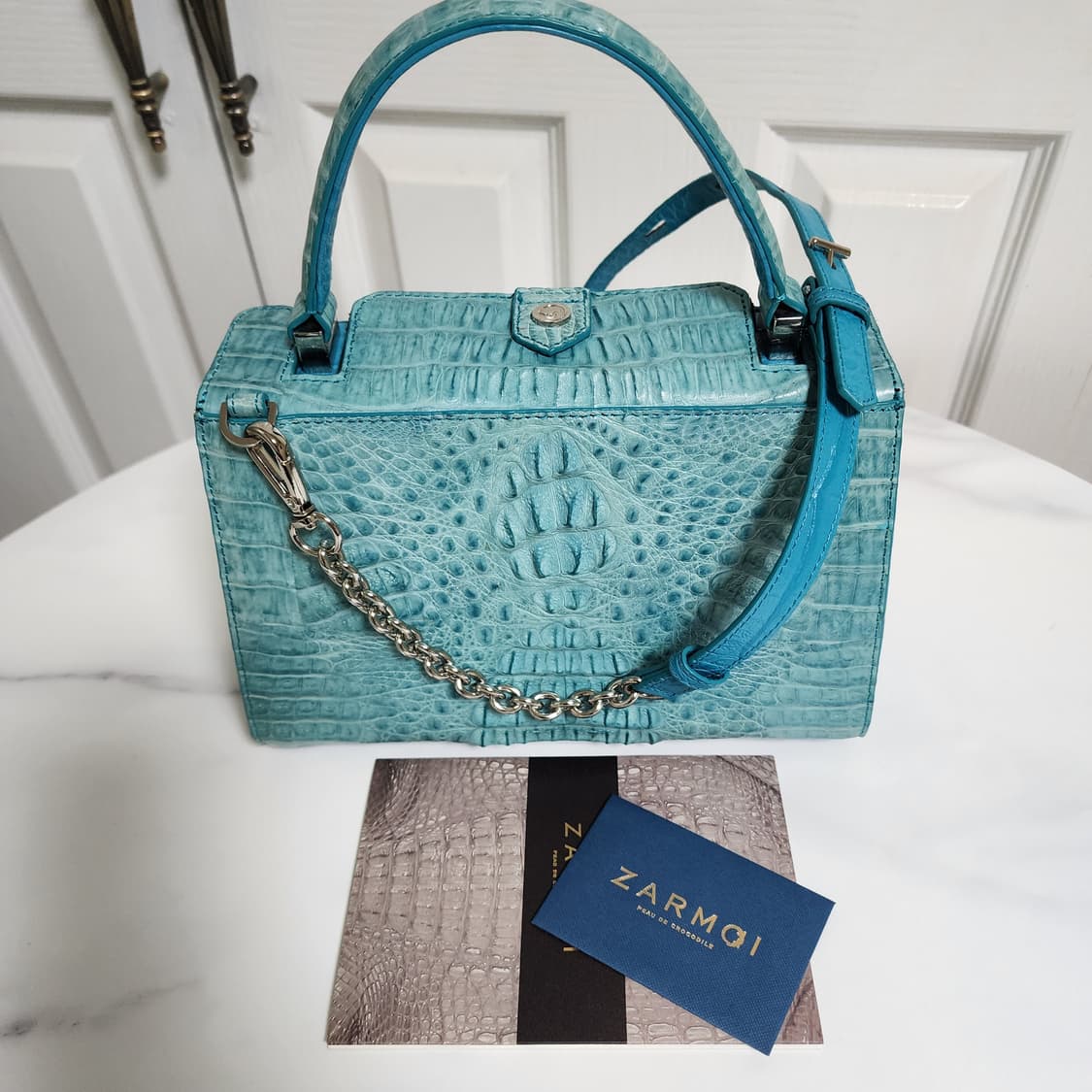 상태굿) 잘모이 악어 토트, 크로스백 상품이미지2