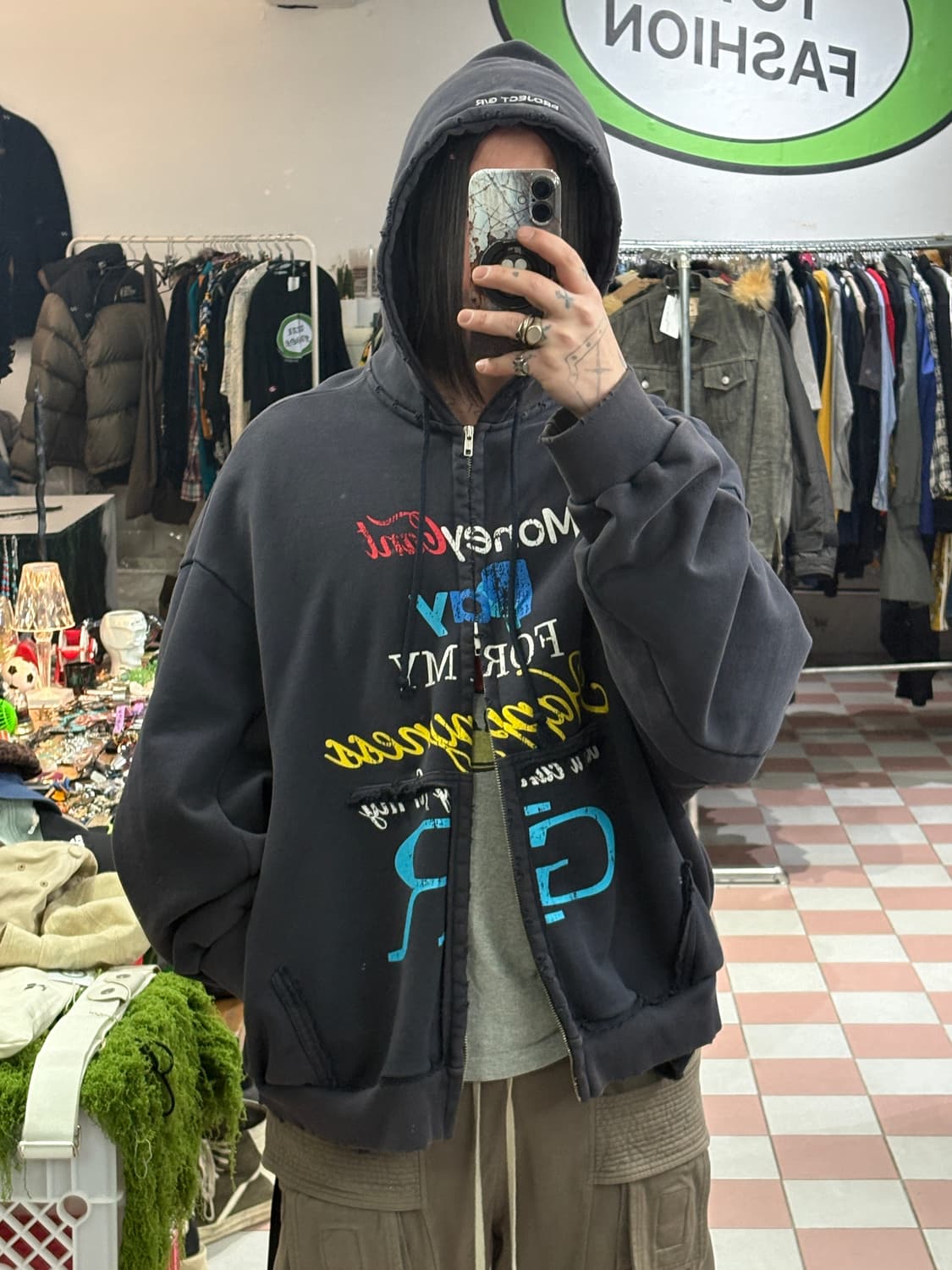 TTF✳️프로젝트GR 해피니스 투웨이 집업 상품이미지2