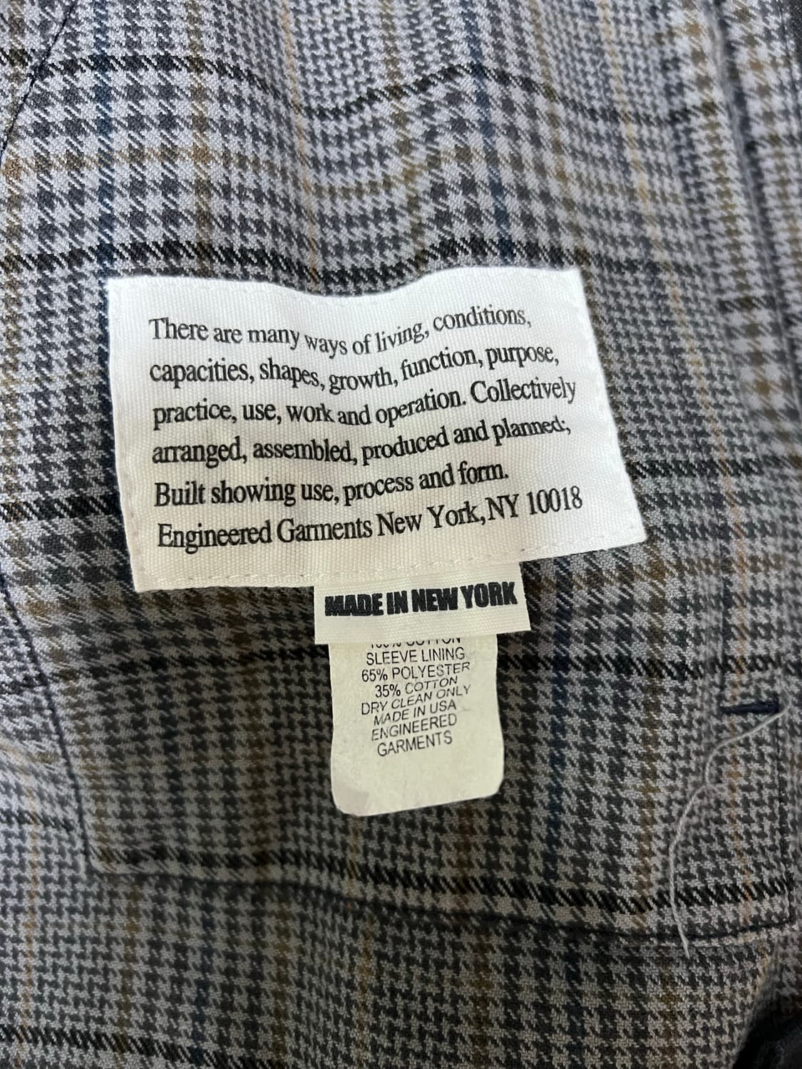 엔지니어드 가먼츠 14FW 필드파카 네이비 XS 상품이미지5