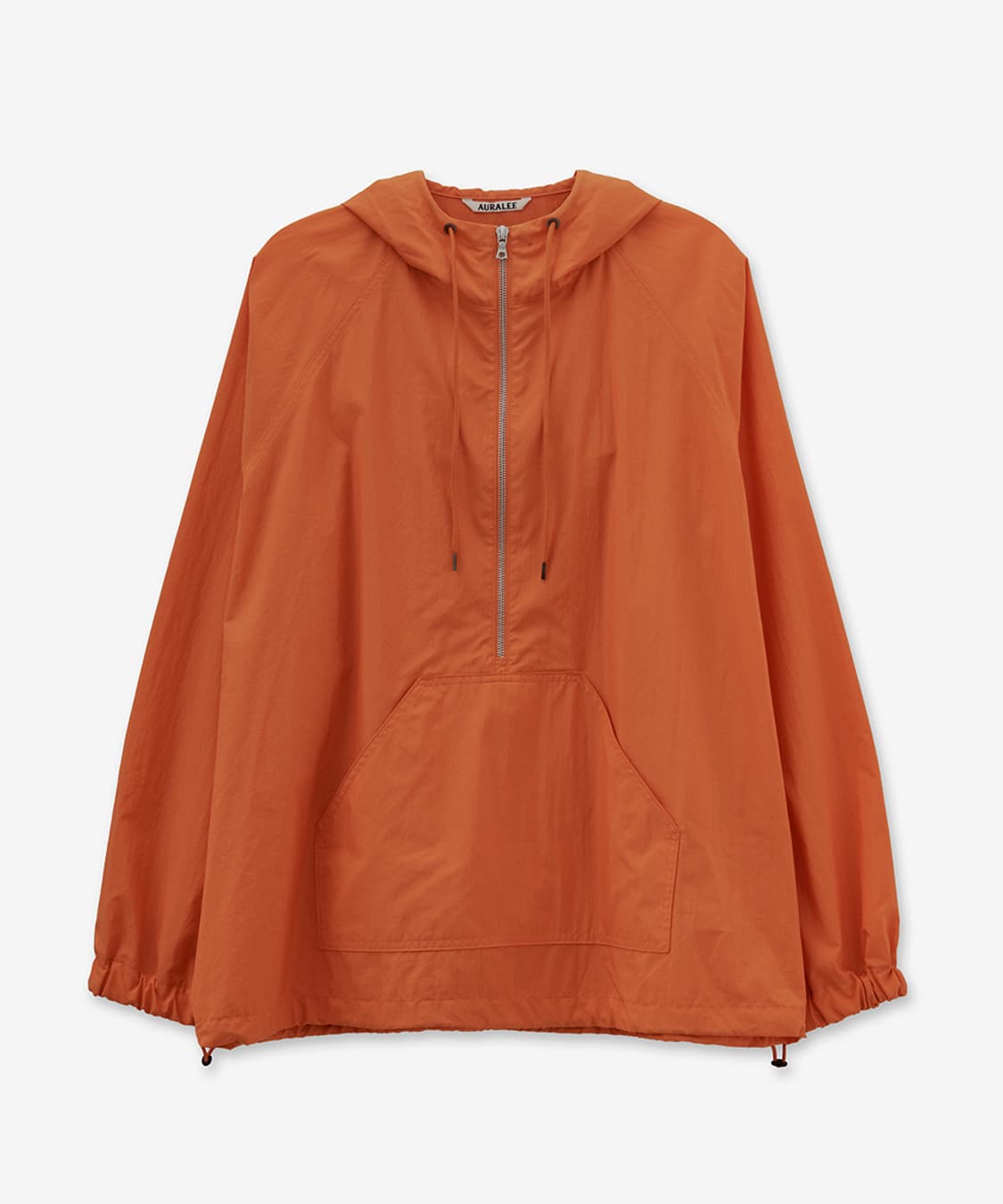 [4] 오라리 워시드 나일론 웨더 코튼 집업 풀오버 오렌지 상품이미지9