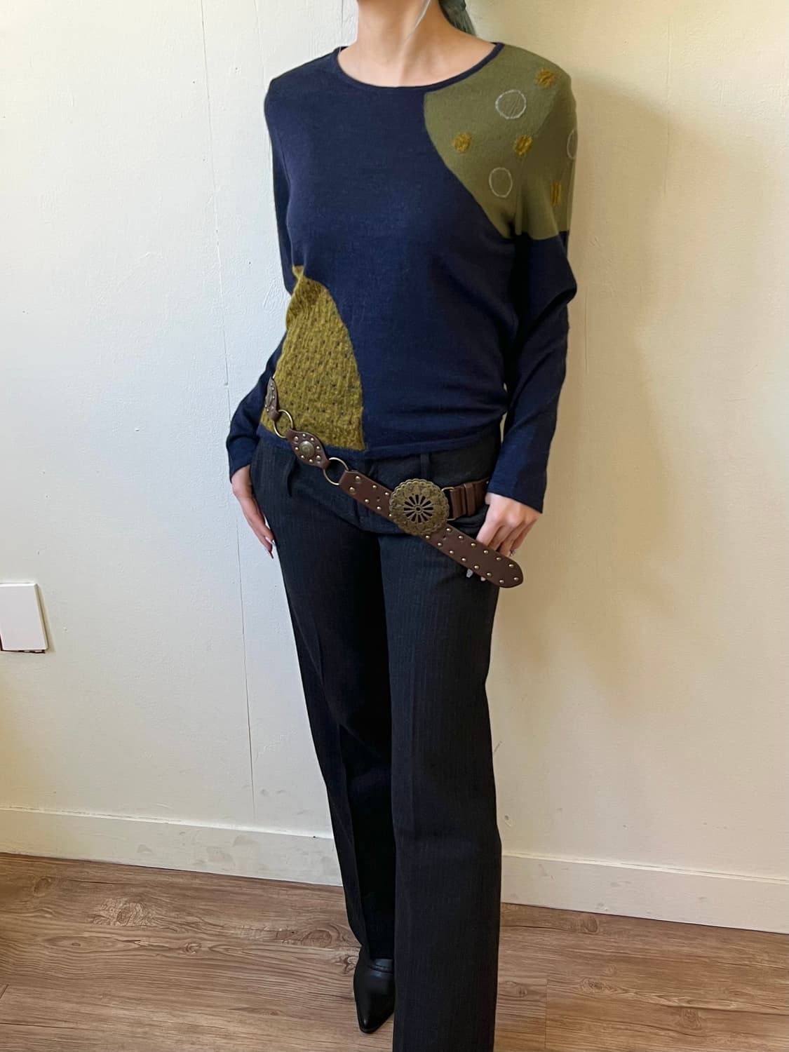 M.&KYOKO 아트 스웨터 상품이미지4