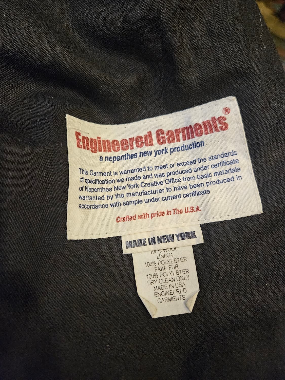 엔지니어드 가먼츠 울코트 상품이미지3