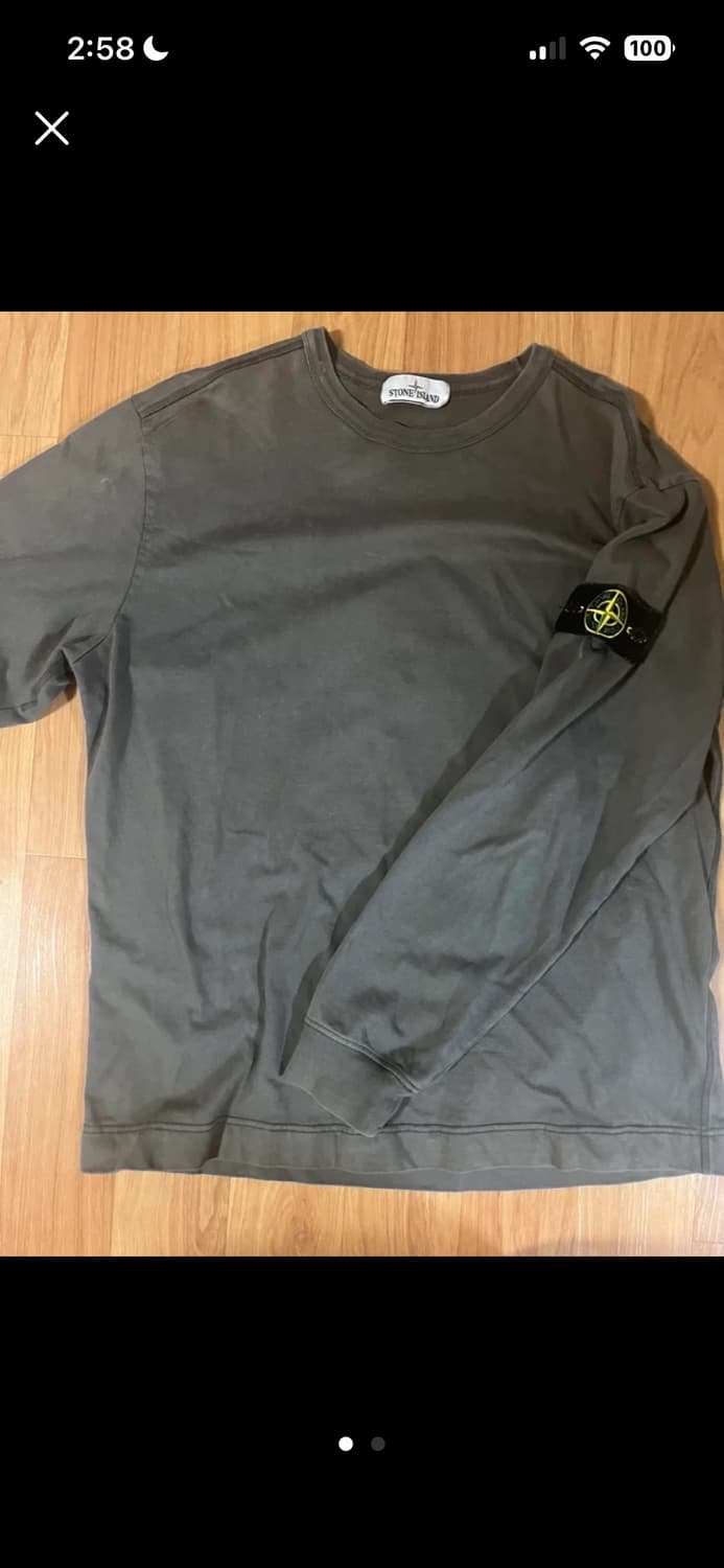 (급처)스톤아일랜드 롱슬리브(백화점 한글택)XL 상품이미지1