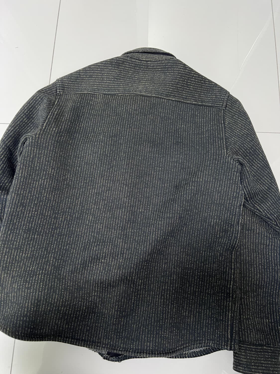 택포38) RRL 더블알엘 브라운스비치 플리스 자카드 셔츠 자켓 M 상품이미지9