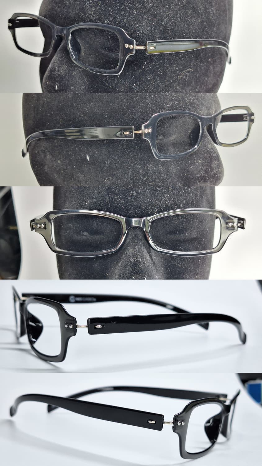 네오 클래식 neo classics GLR-01-1 블랙 슬림 안경테 상품이미지3