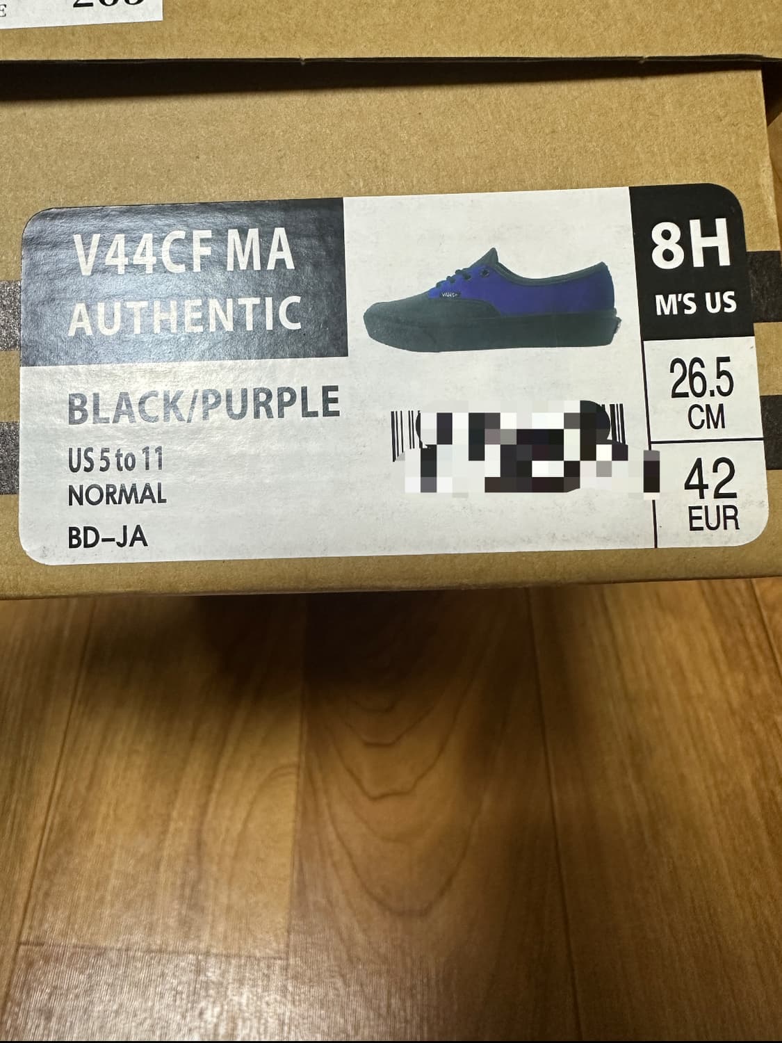 새상품) 반스 아리하라 미유키 어센틱 265 팝니다. 상품이미지5