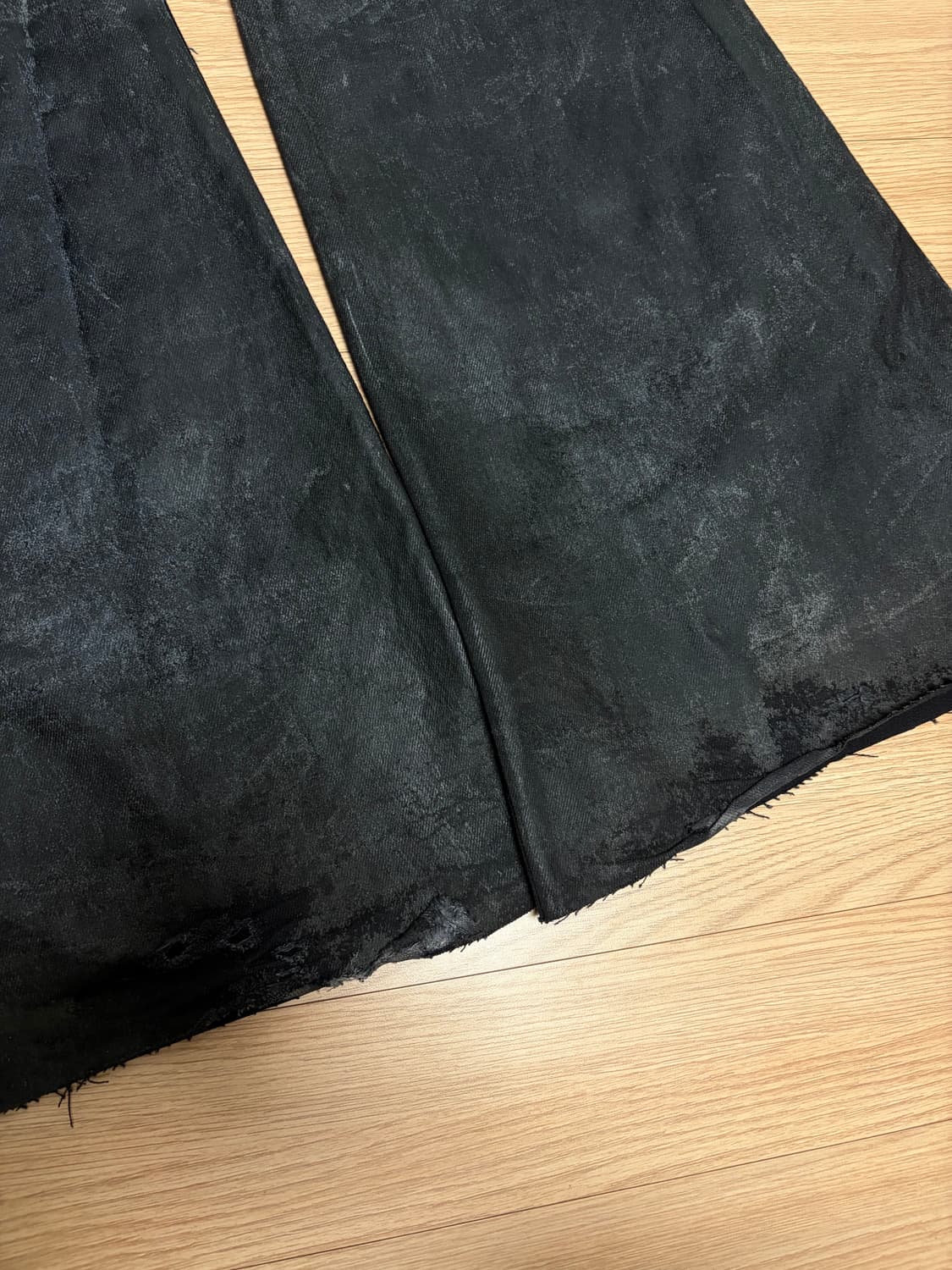 Wax coating flare denim 상품이미지3