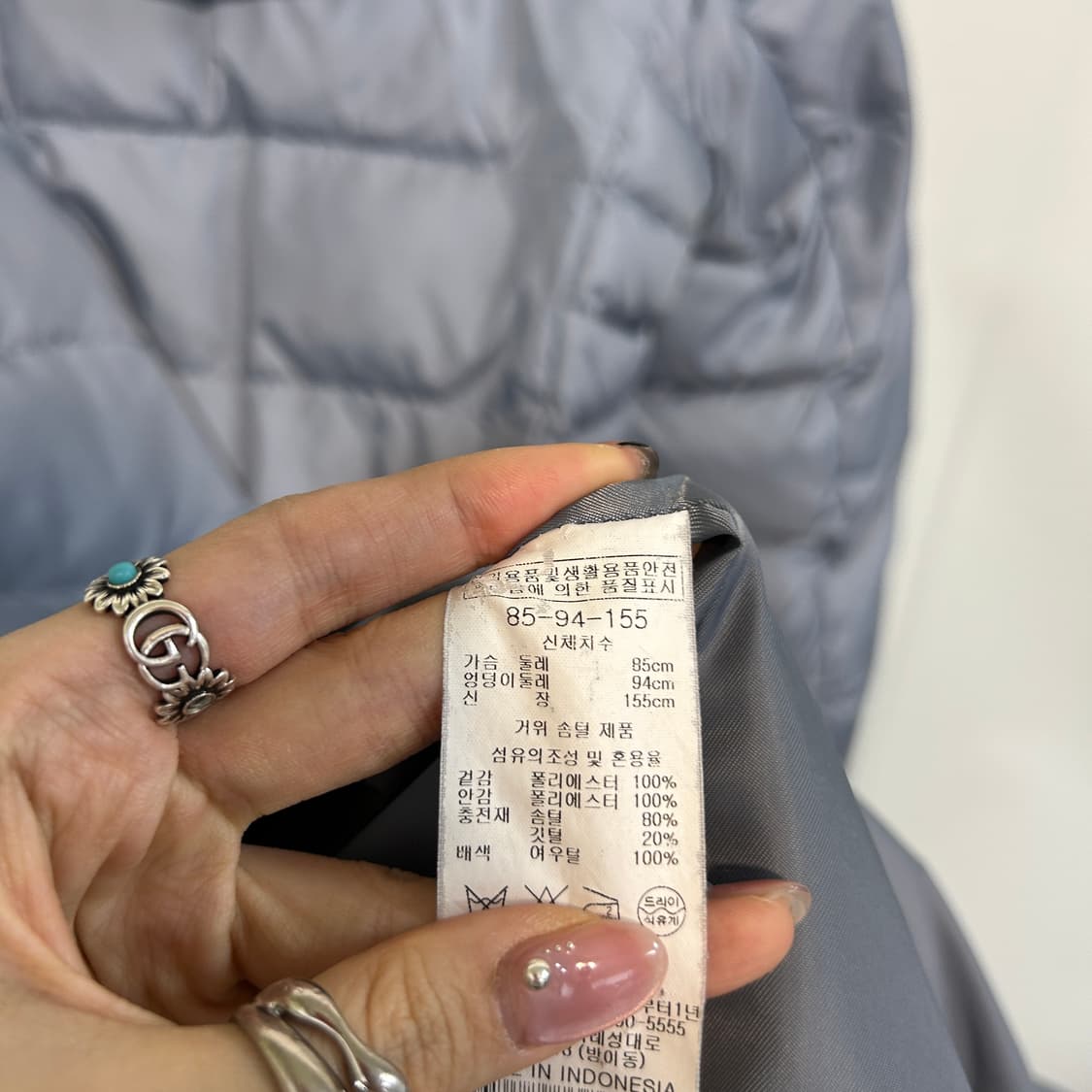 BCBG 여성 거위털 롱패딩 55 상태최상 상품이미지4