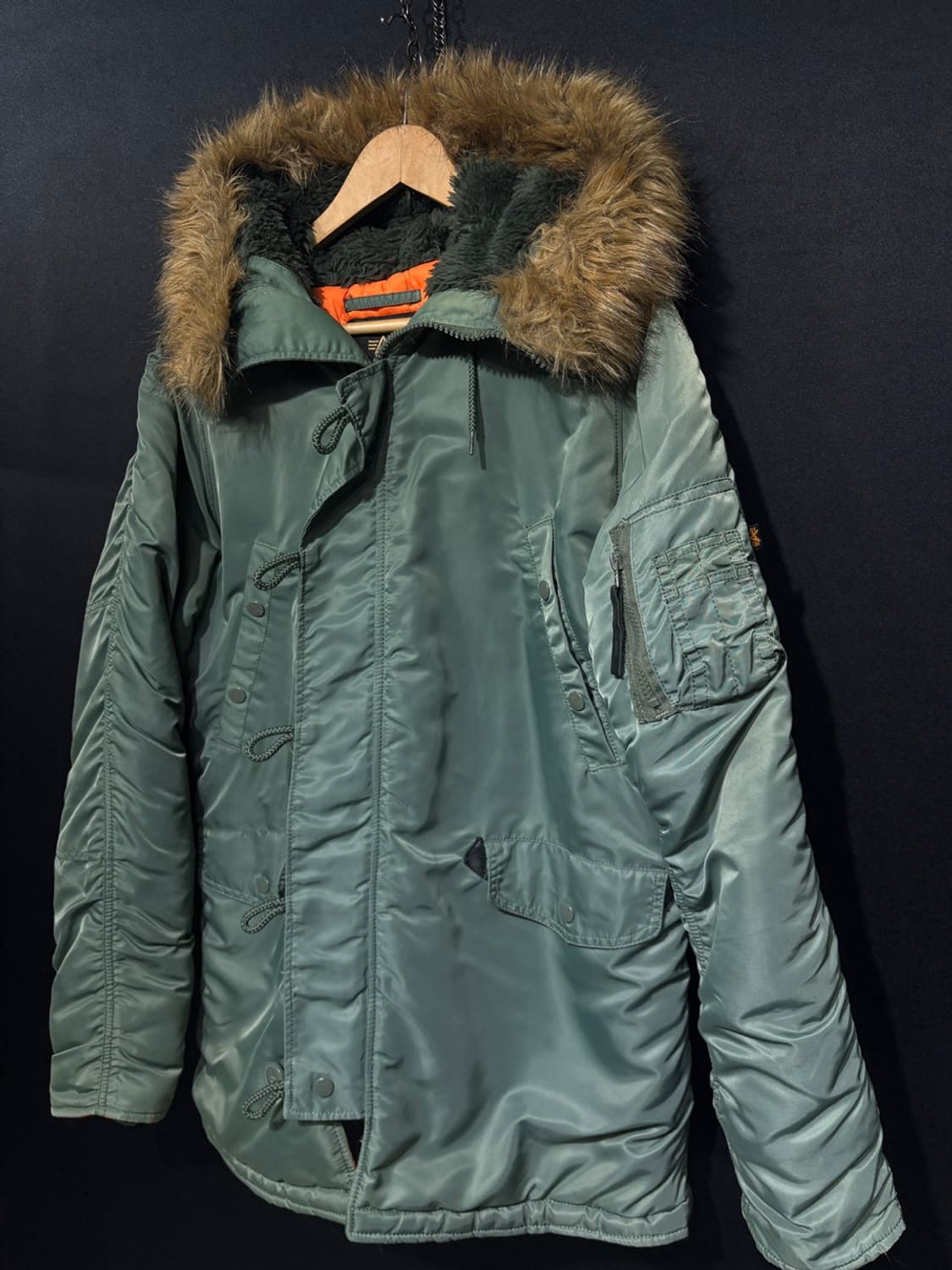 알파 n-3b 공군 파카 상품이미지5