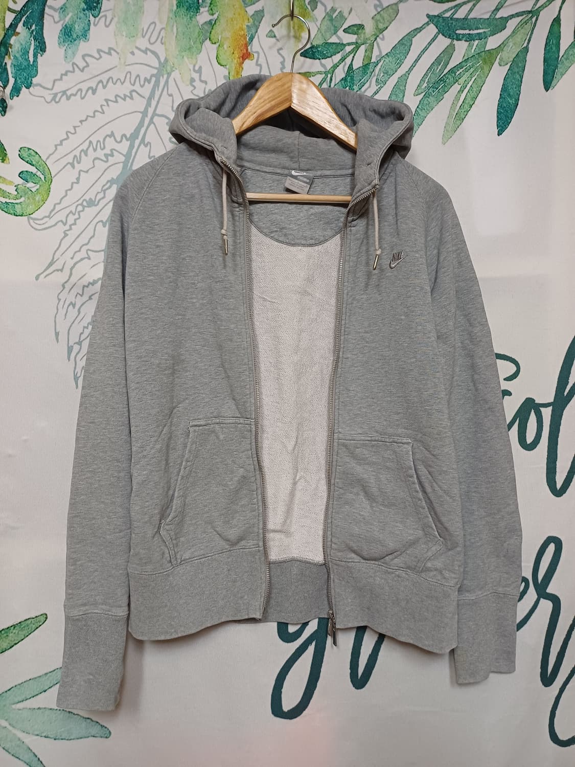 10s 올드나이키 정품빈티지/그레이 후드집업 (여성 L 90표기)남자95 상품이미지4