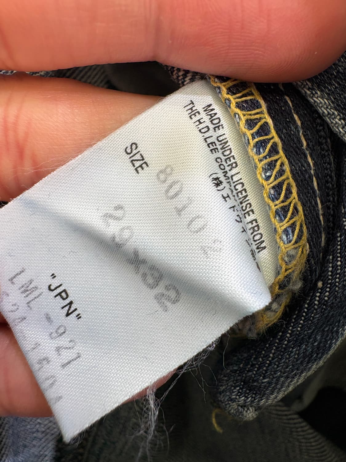 LEE (Made in Japan) 부츠컷데님 상품이미지8