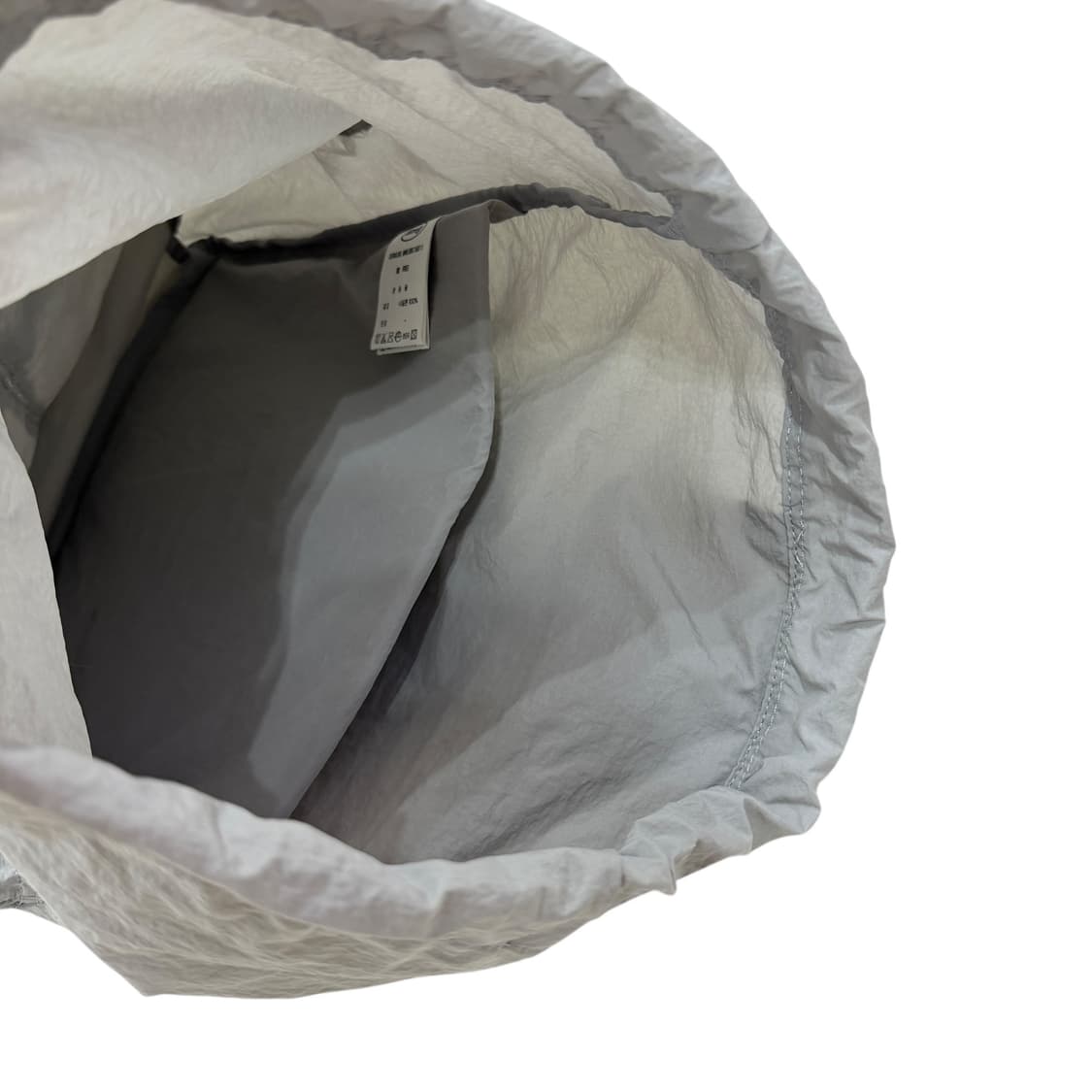 MMLG 나일론 드로우 스트링 럭색 백팩 가방 그레이 상품이미지4