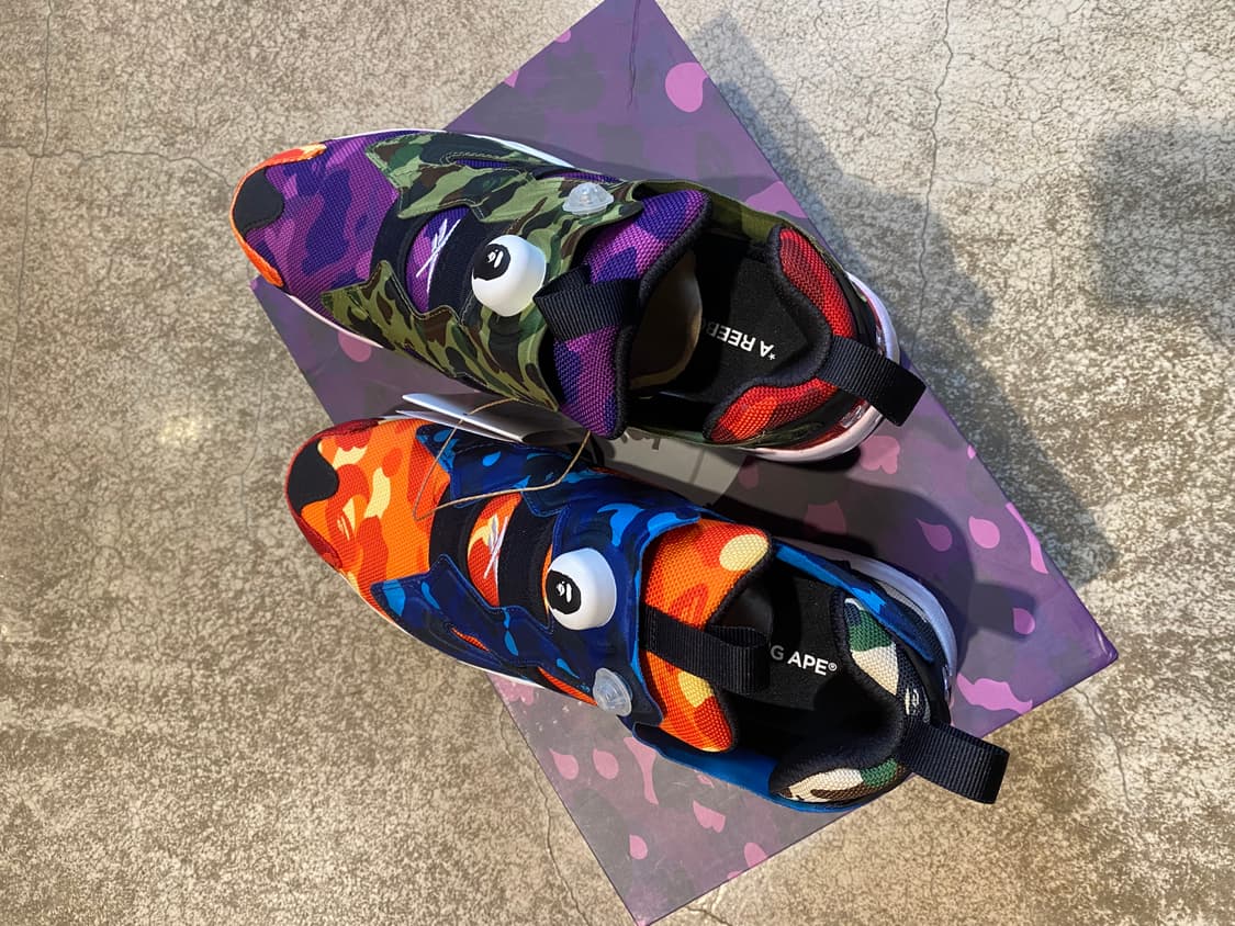 리복X베이프 인스타펌프 퓨리 OG 멀티카모 (새상품) 상품이미지8